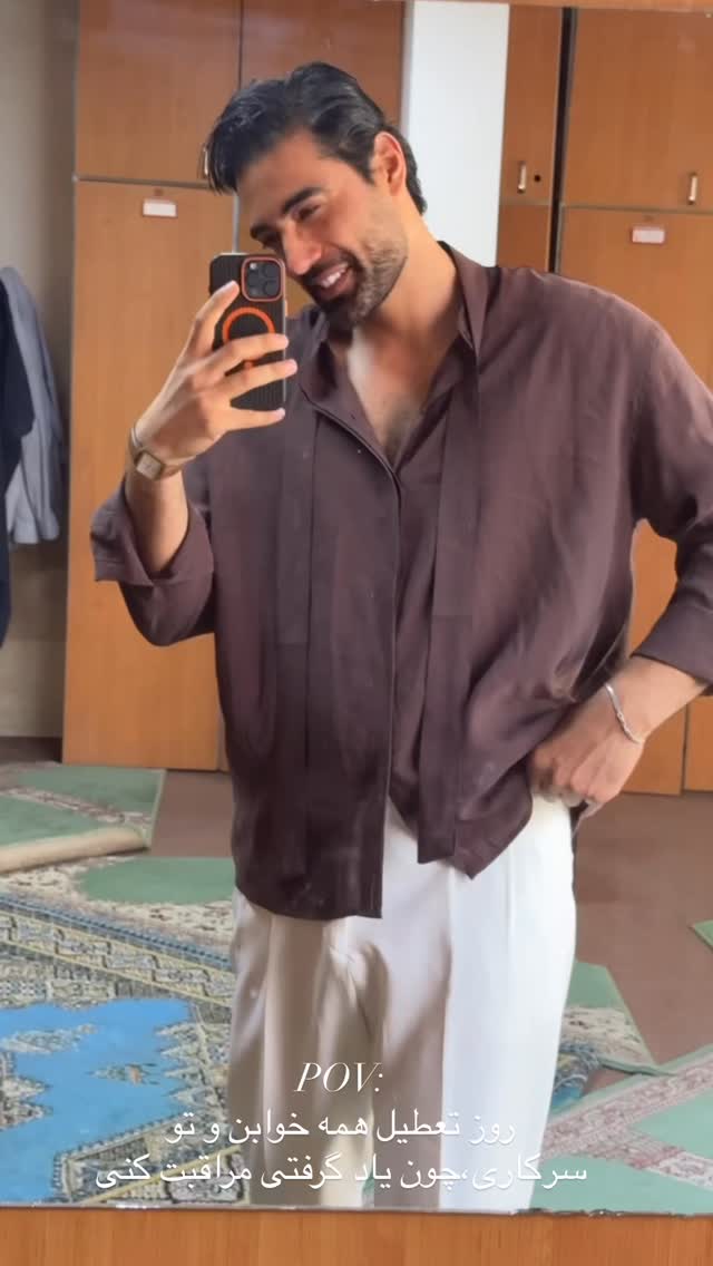  جدید ترین استوری اینستاگرام محمد خاک باز