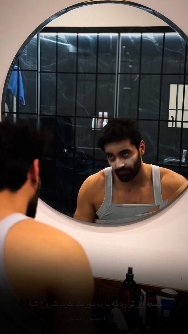  جدید ترین استوری اینستاگرام محمد خاک باز