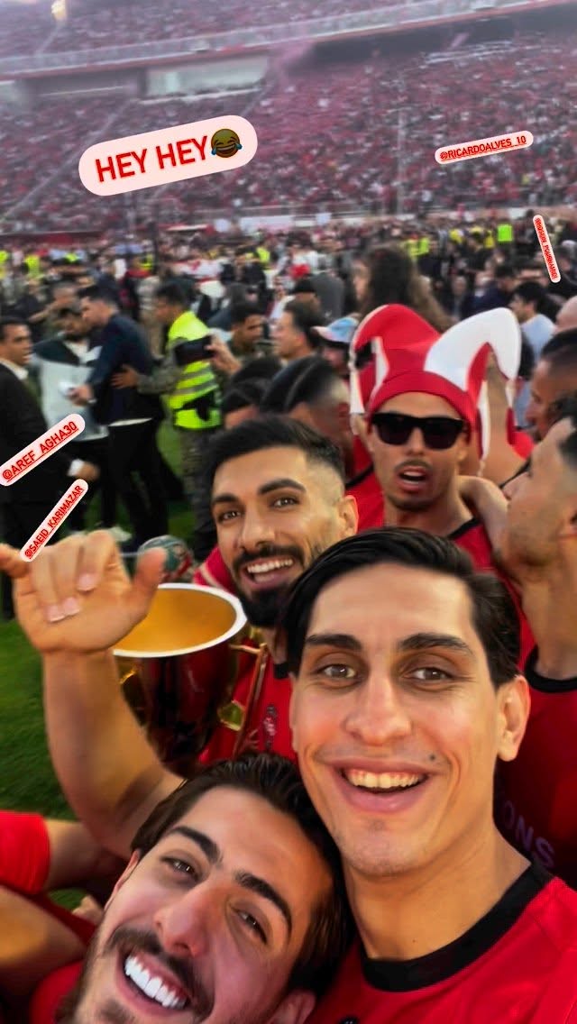  جدید ترین استوری اینستاگرام محمد نادری