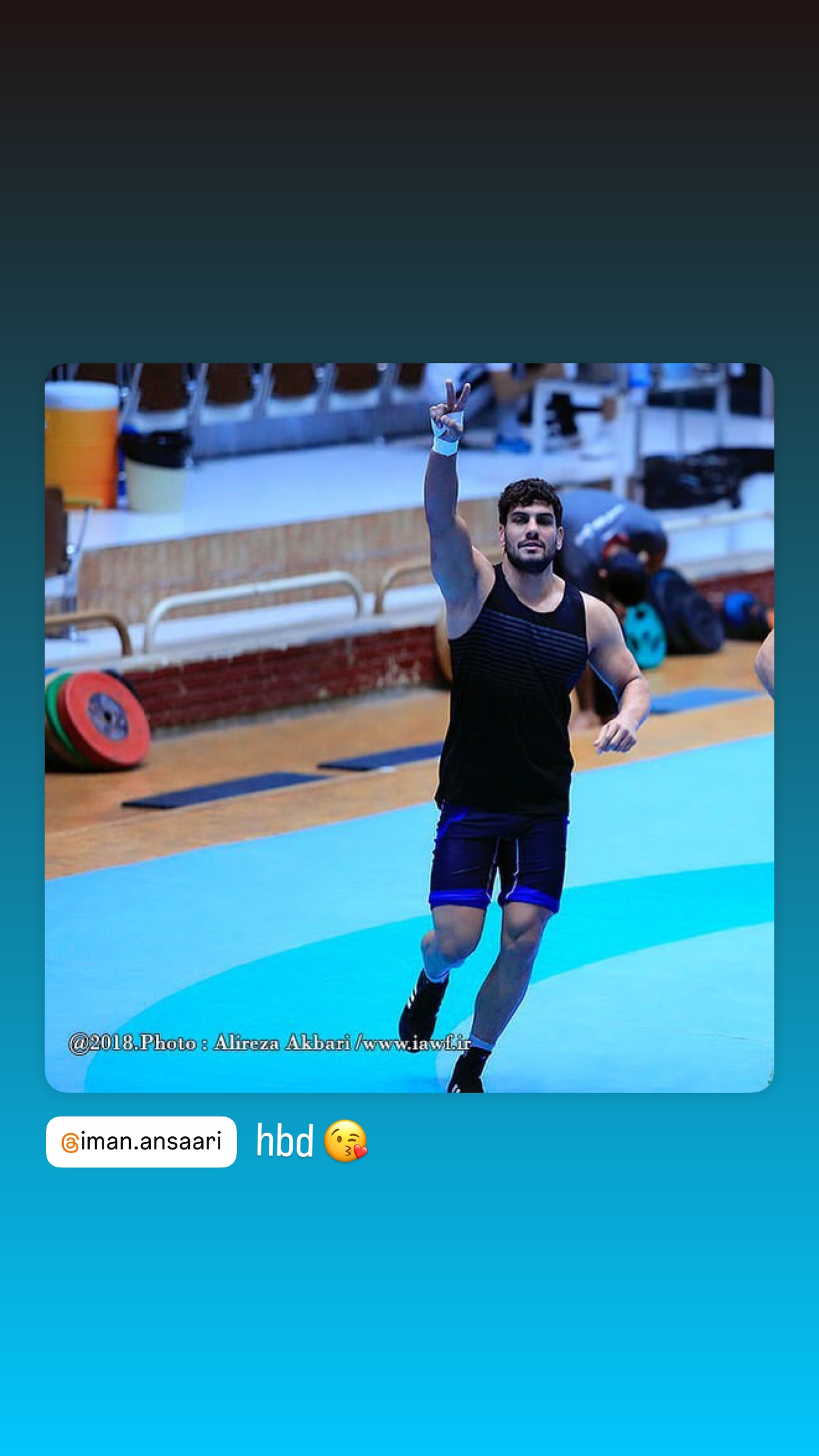  جدید ترین استوری اینستاگرام محمد رضا گرایی