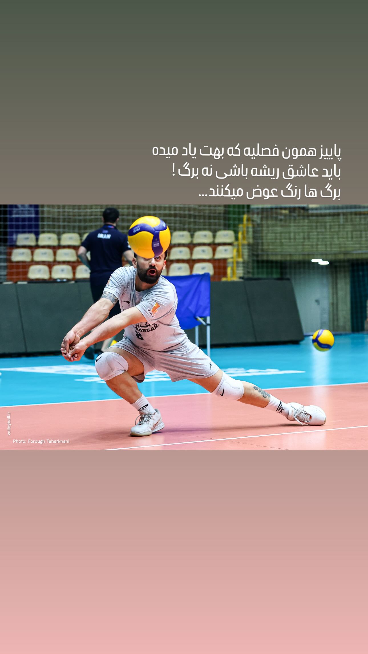  جدید ترین استوری اینستاگرام محمدرضا حضرت پور