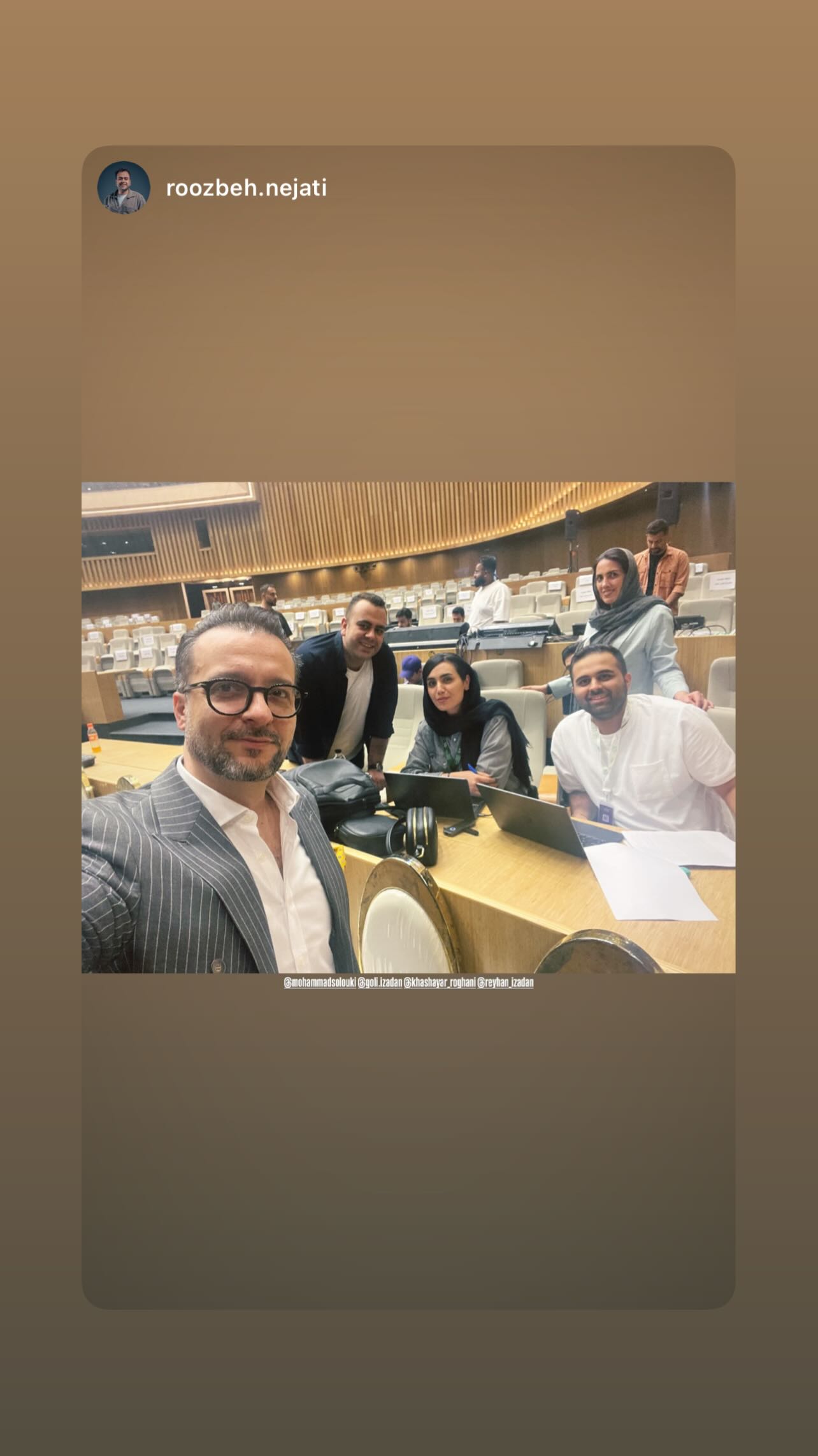  جدید ترین استوری اینستاگرام محمد سلوکی