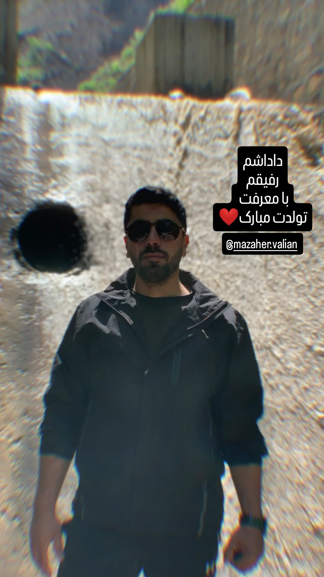  جدید ترین استوری اینستاگرام محمد ولیان