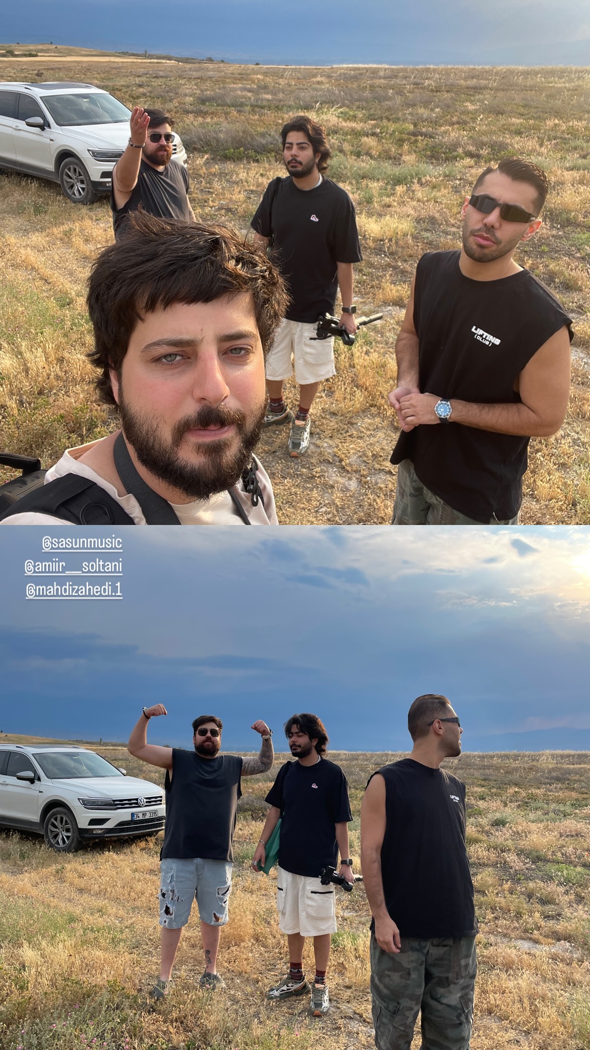  جدید ترین استوری اینستاگرام محمد زاهدی