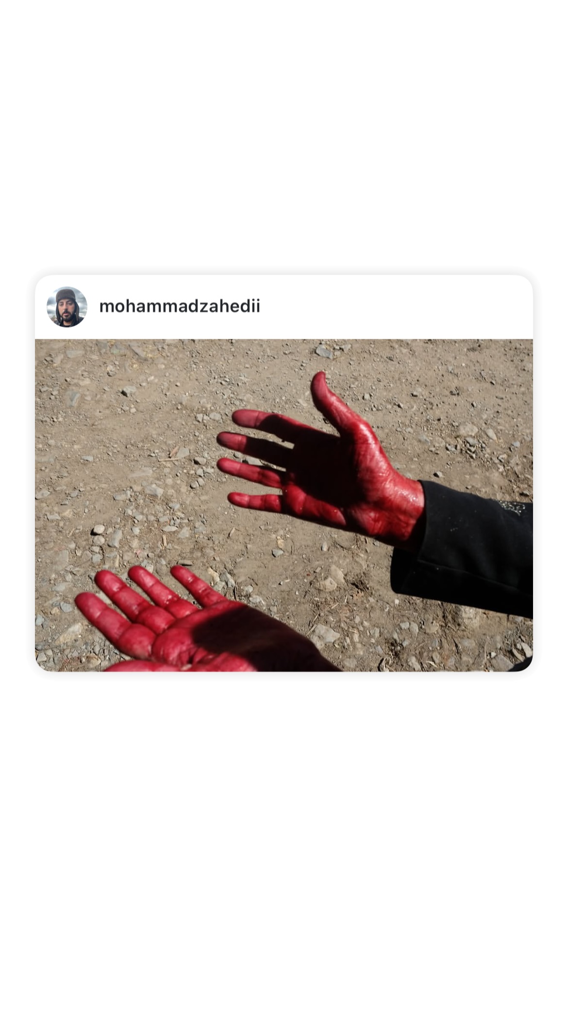  جدید ترین استوری اینستاگرام محمد زاهدی