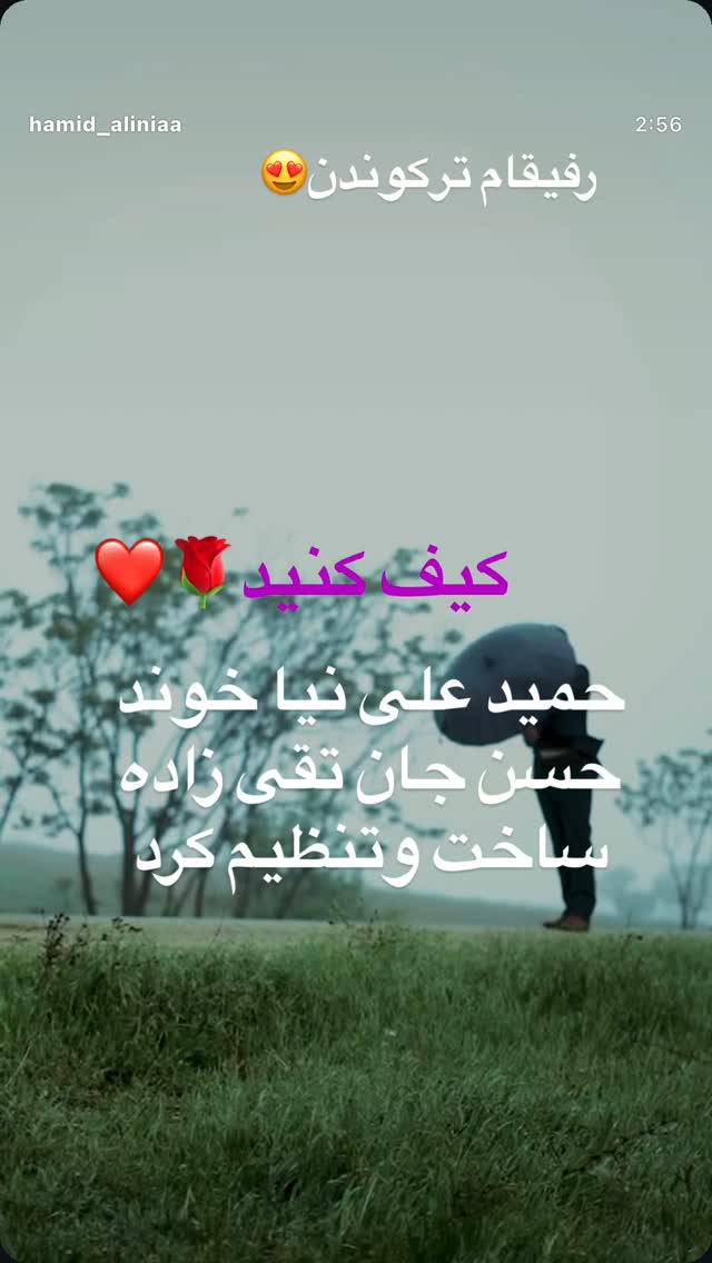  جدید ترین استوری اینستاگرام محسن میرزازاده