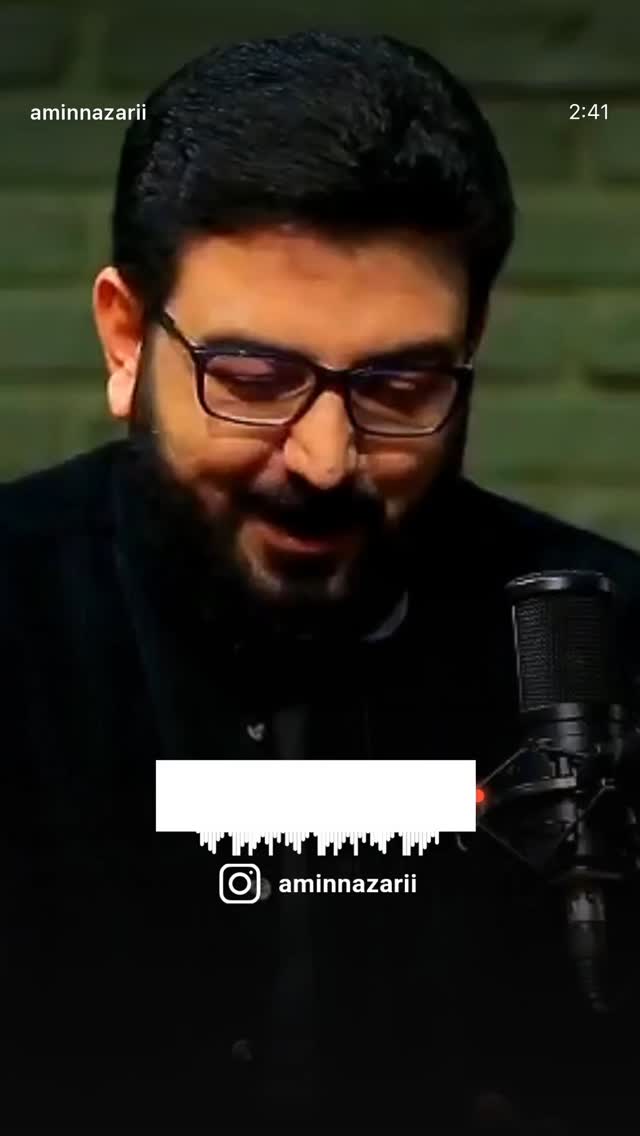  جدید ترین استوری اینستاگرام محسن میرزازاده