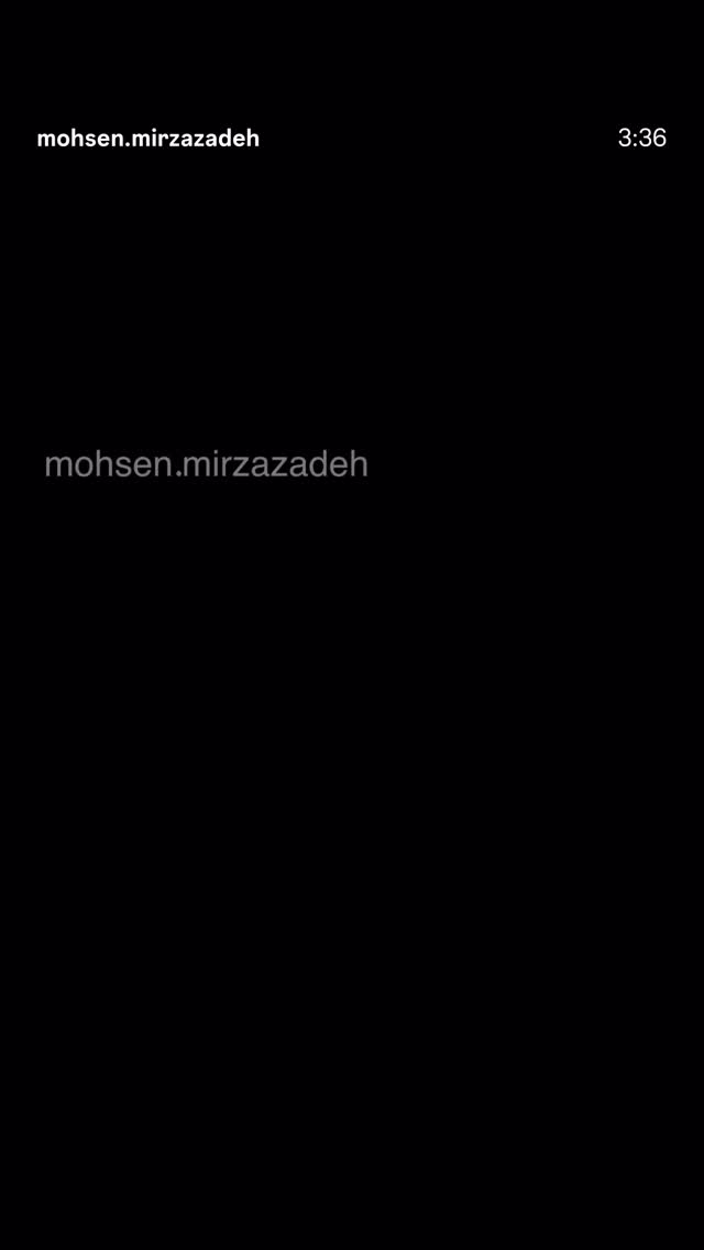  جدید ترین استوری اینستاگرام محسن میرزازاده
