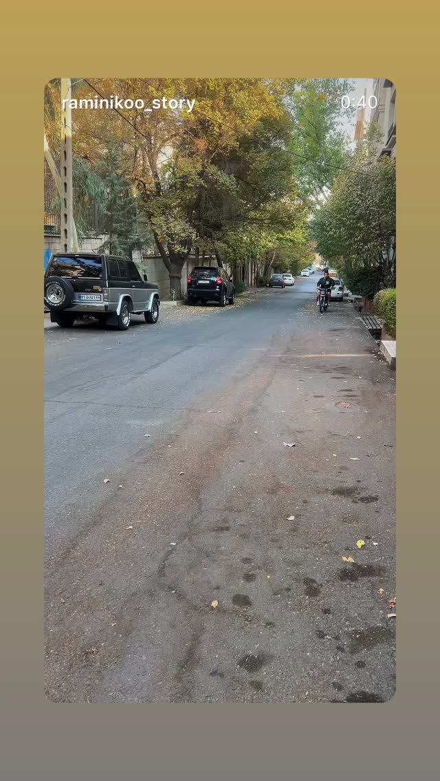  جدید ترین استوری اینستاگرام محسن متفکریان