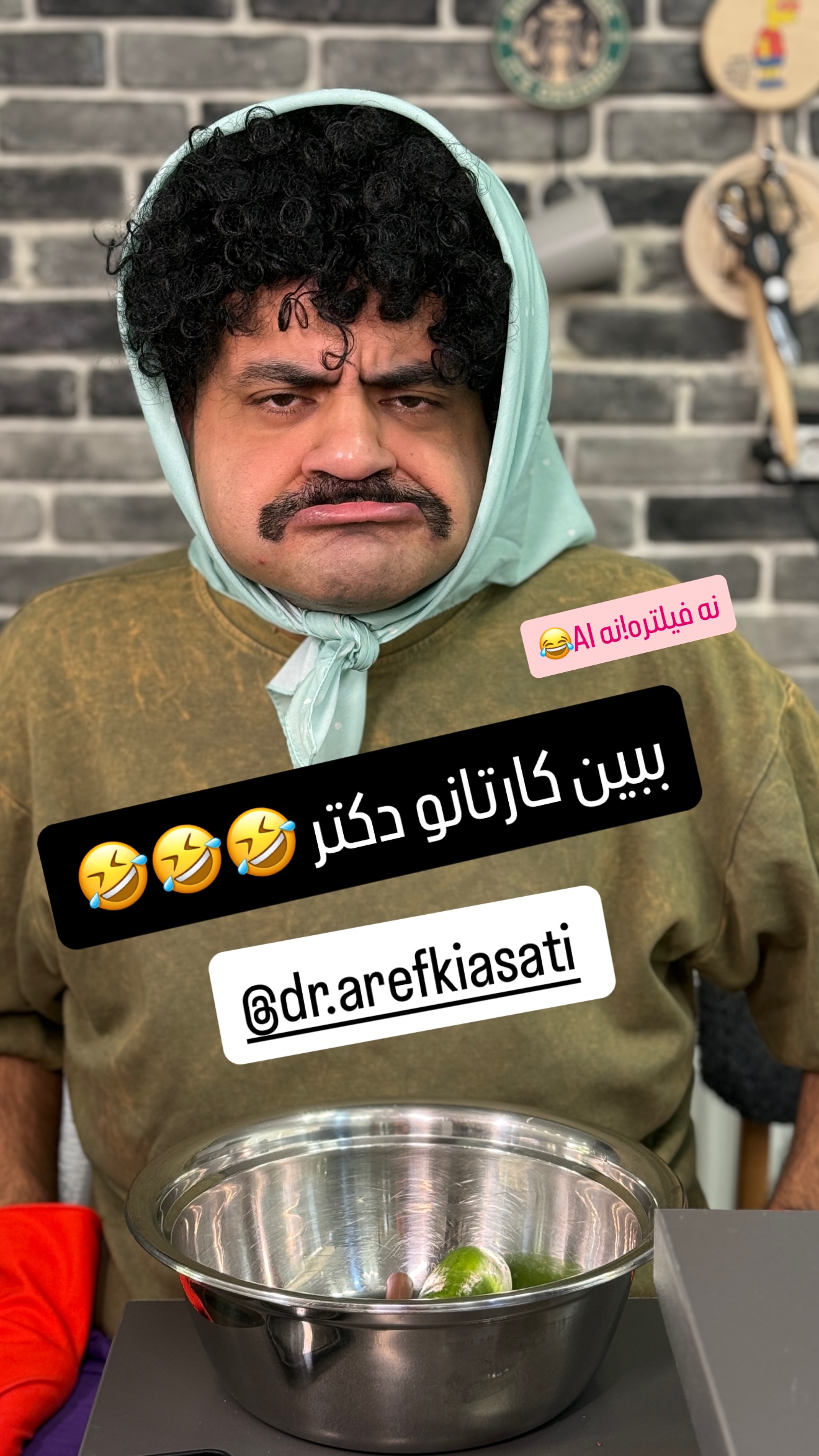  جدید ترین استوری اینستاگرام محسن بروفر