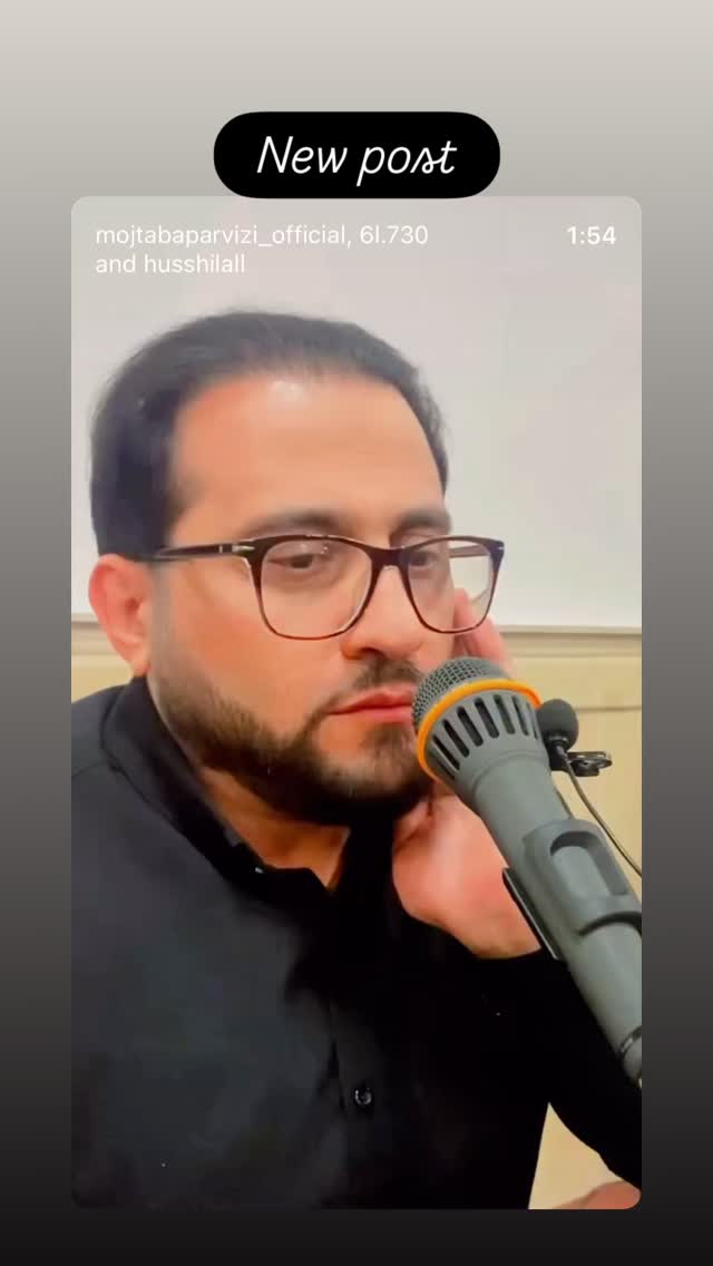 جدید ترین استوری اینستاگرام مجتبی پرویزی