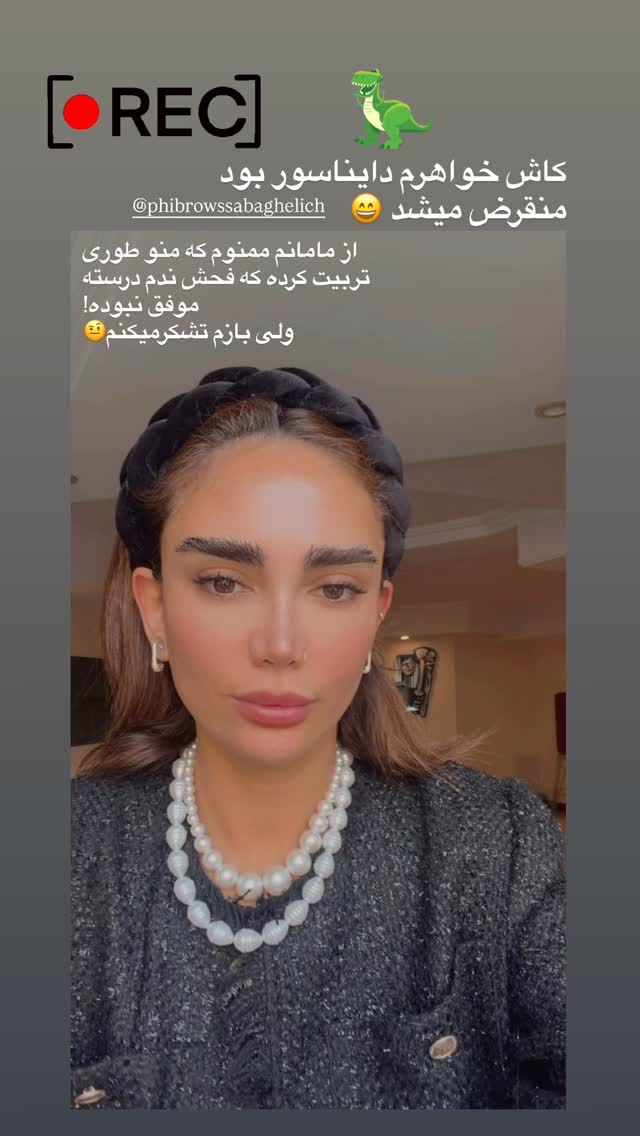  جدید ترین استوری اینستاگرام مونا باقر قلیچی