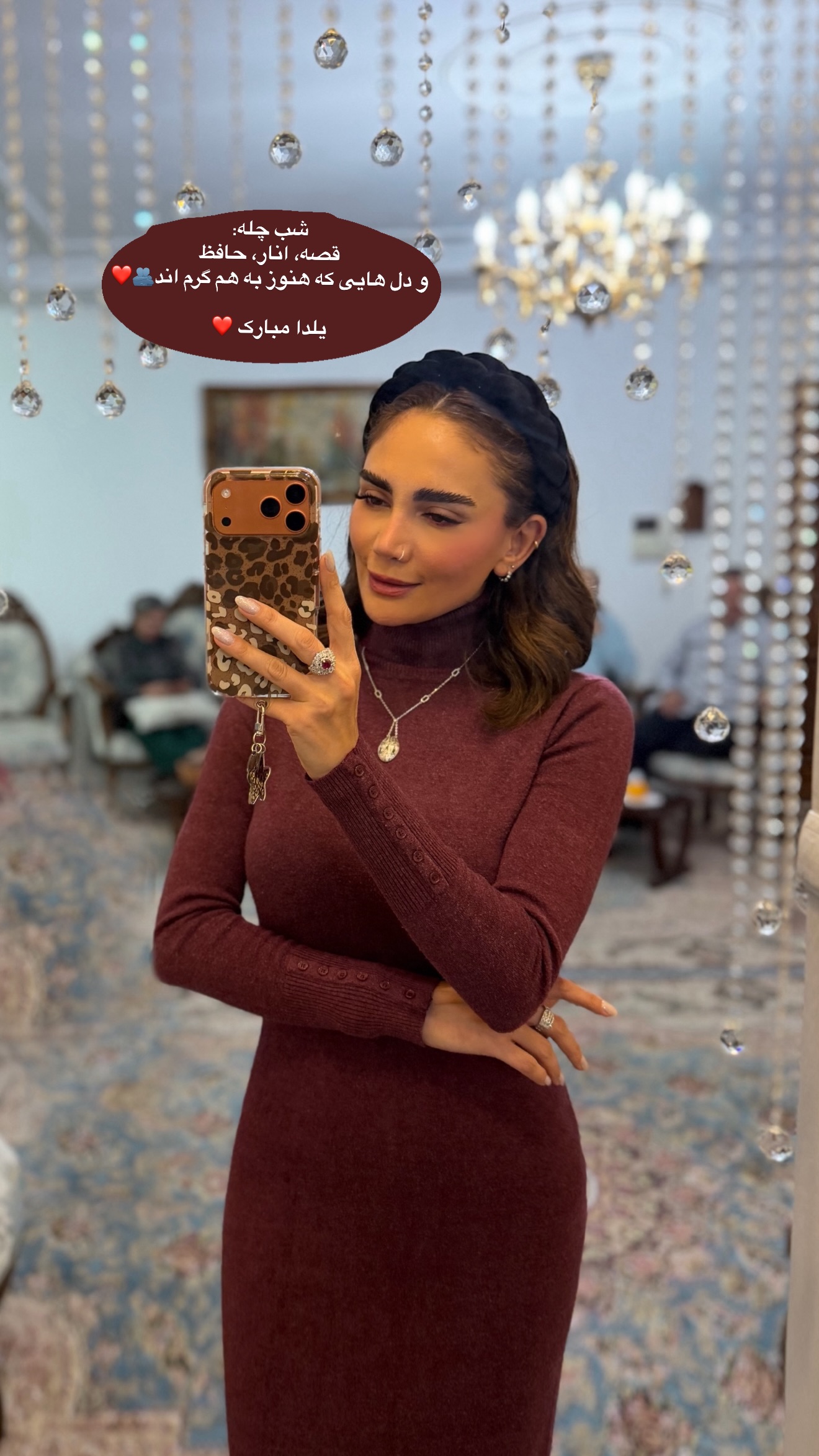  جدید ترین استوری اینستاگرام مونا باقر قلیچی
