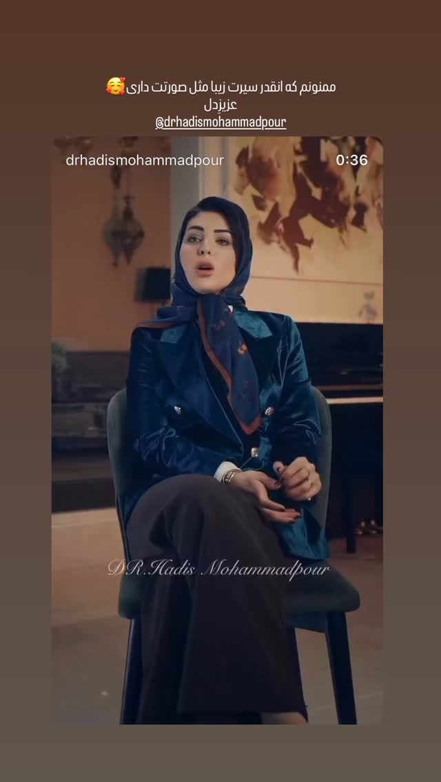  جدید ترین استوری اینستاگرام مونا کرمی