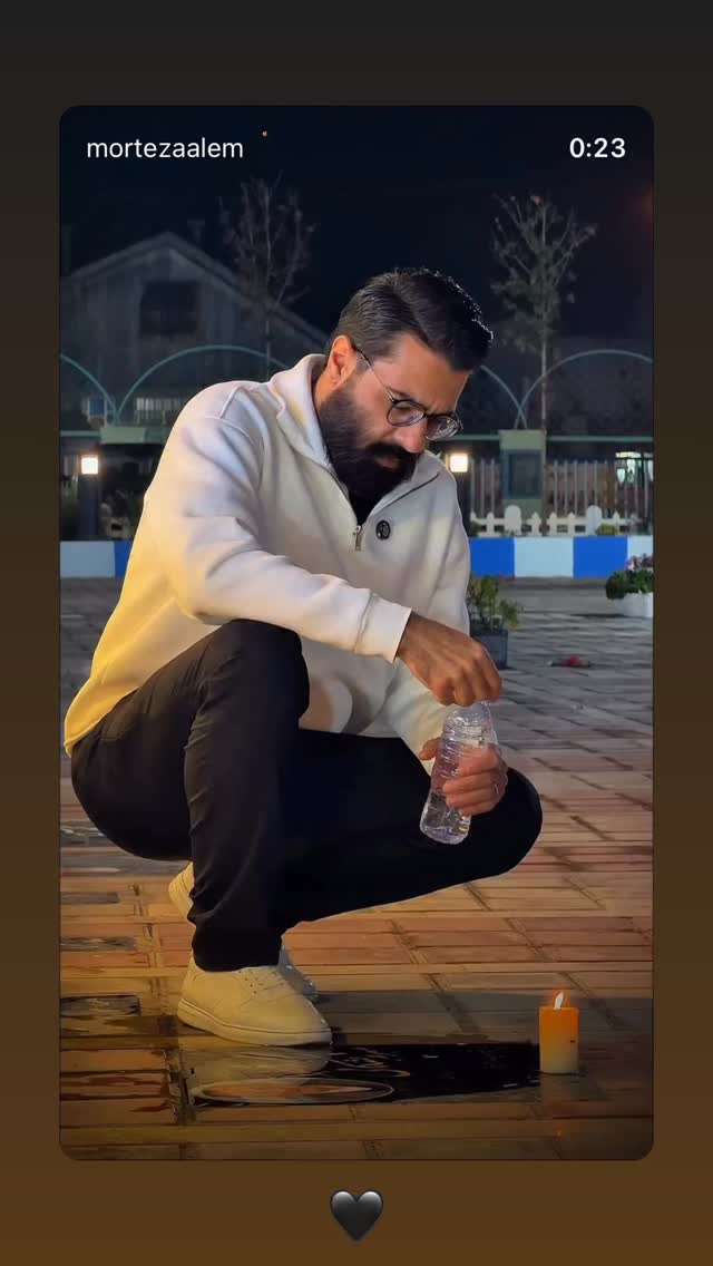  جدید ترین استوری اینستاگرام مرتضي عالم