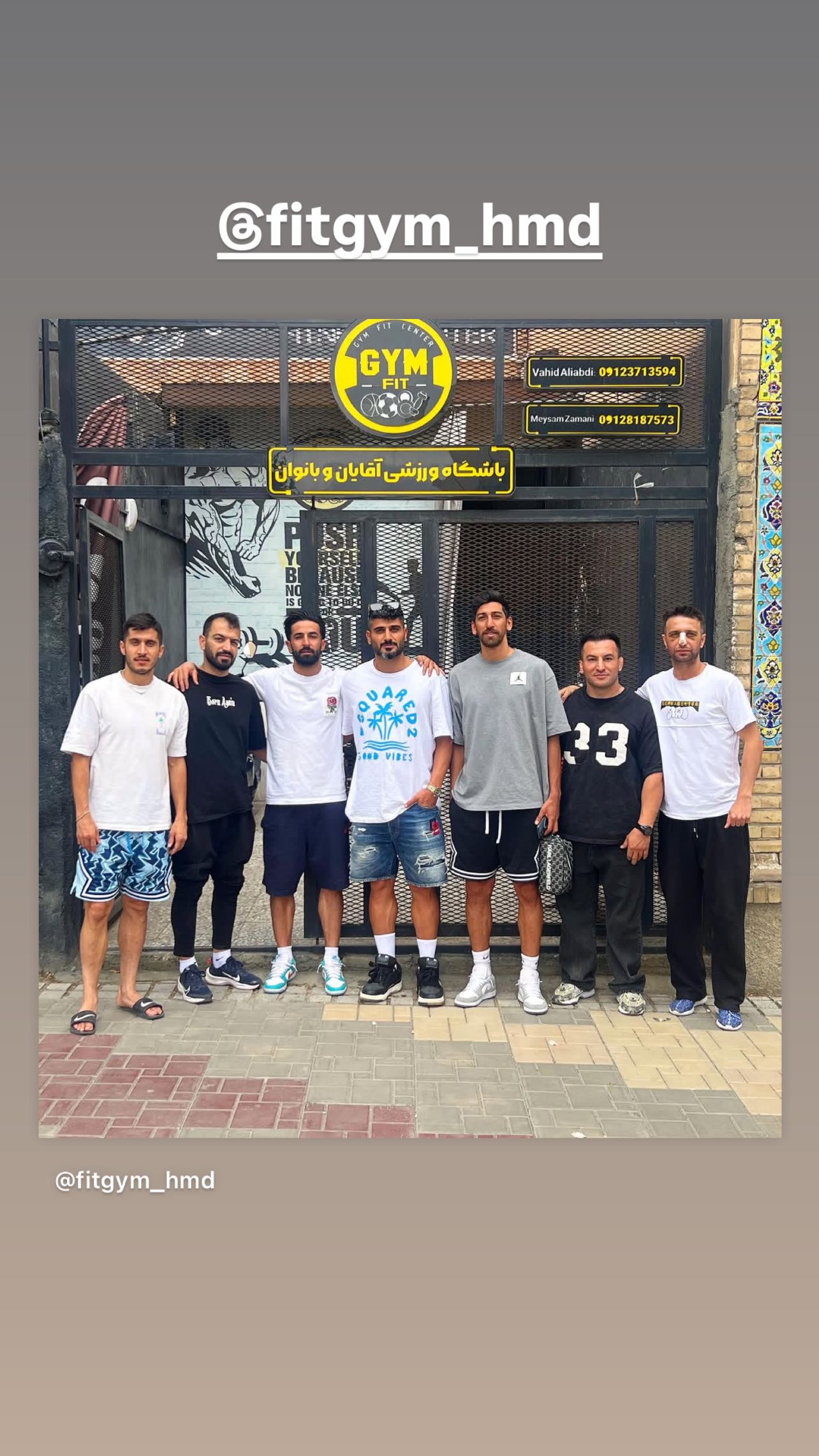  جدید ترین استوری اینستاگرام مرتضی تبریزی