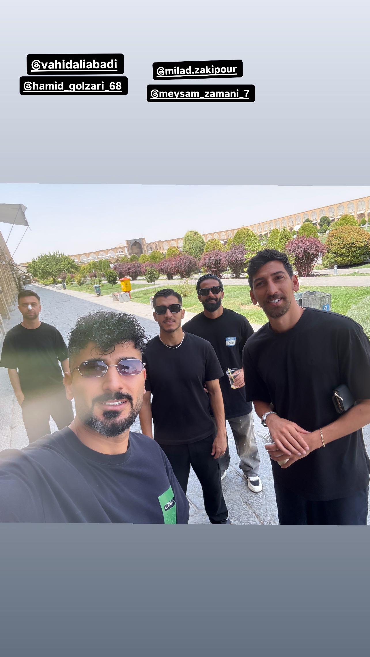  جدید ترین استوری اینستاگرام مرتضی تبریزی