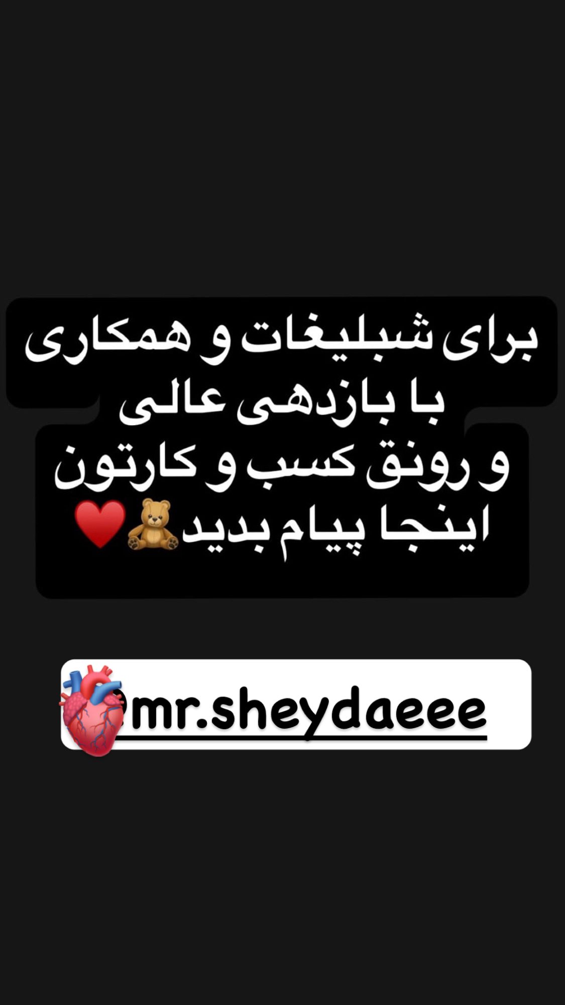  جدید ترین استوری اینستاگرام مصطفی شیدایی