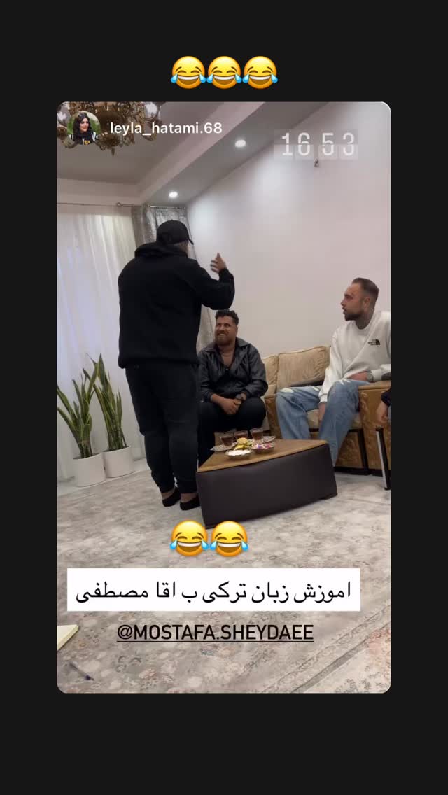  جدید ترین استوری اینستاگرام مصطفی شیدایی