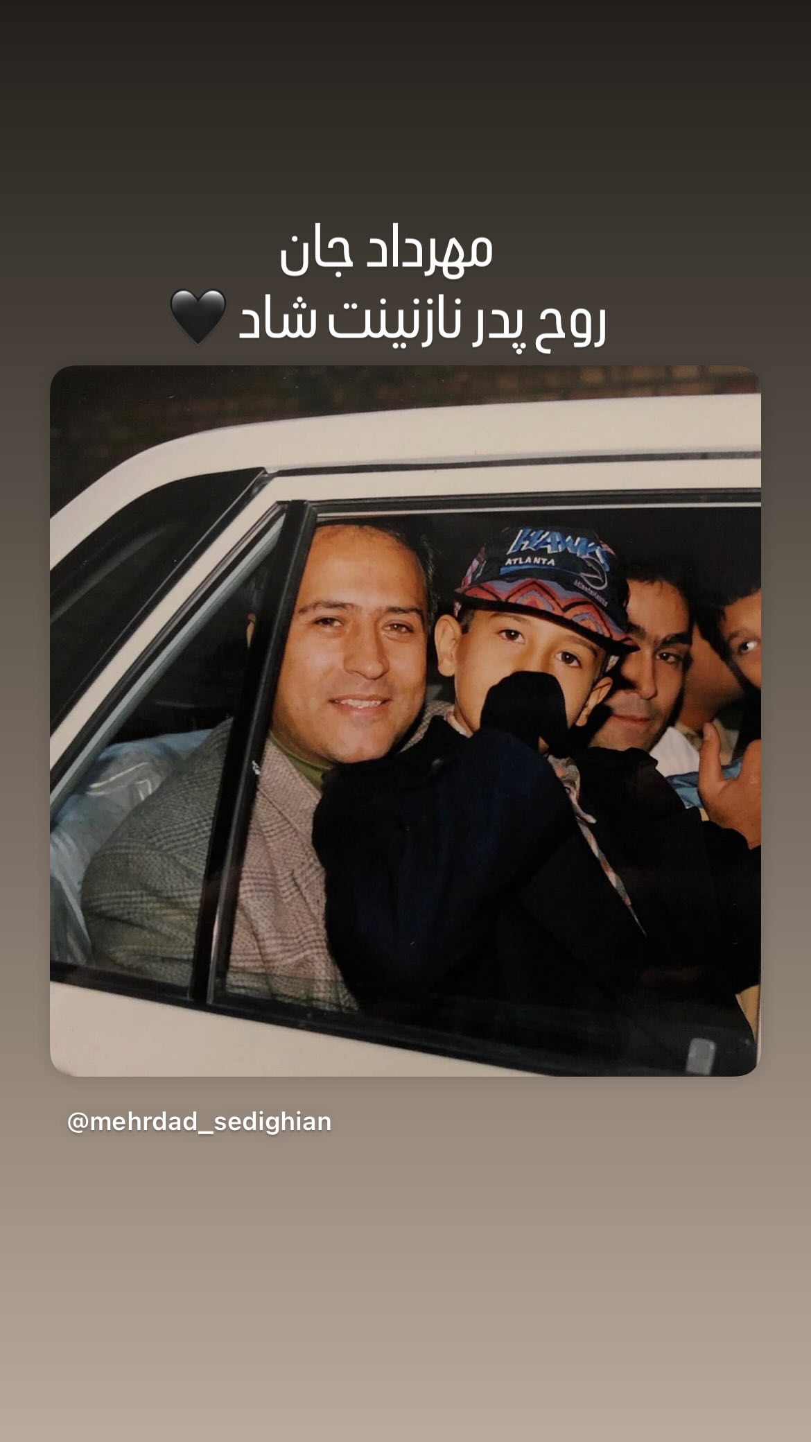  جدید ترین استوری اینستاگرام مصطفی تقی زاده