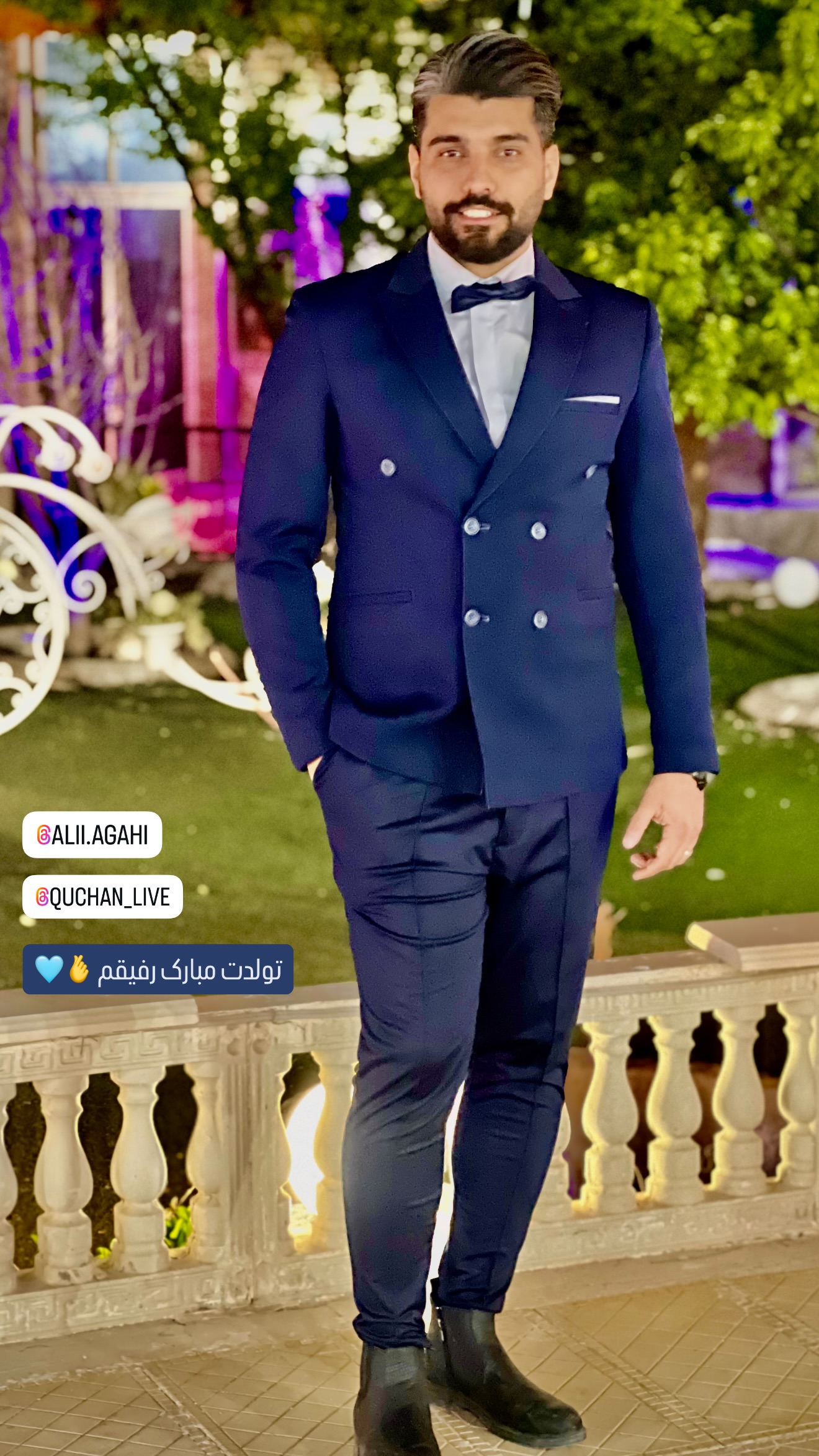  جدید ترین استوری اینستاگرام نوید سپیدنام