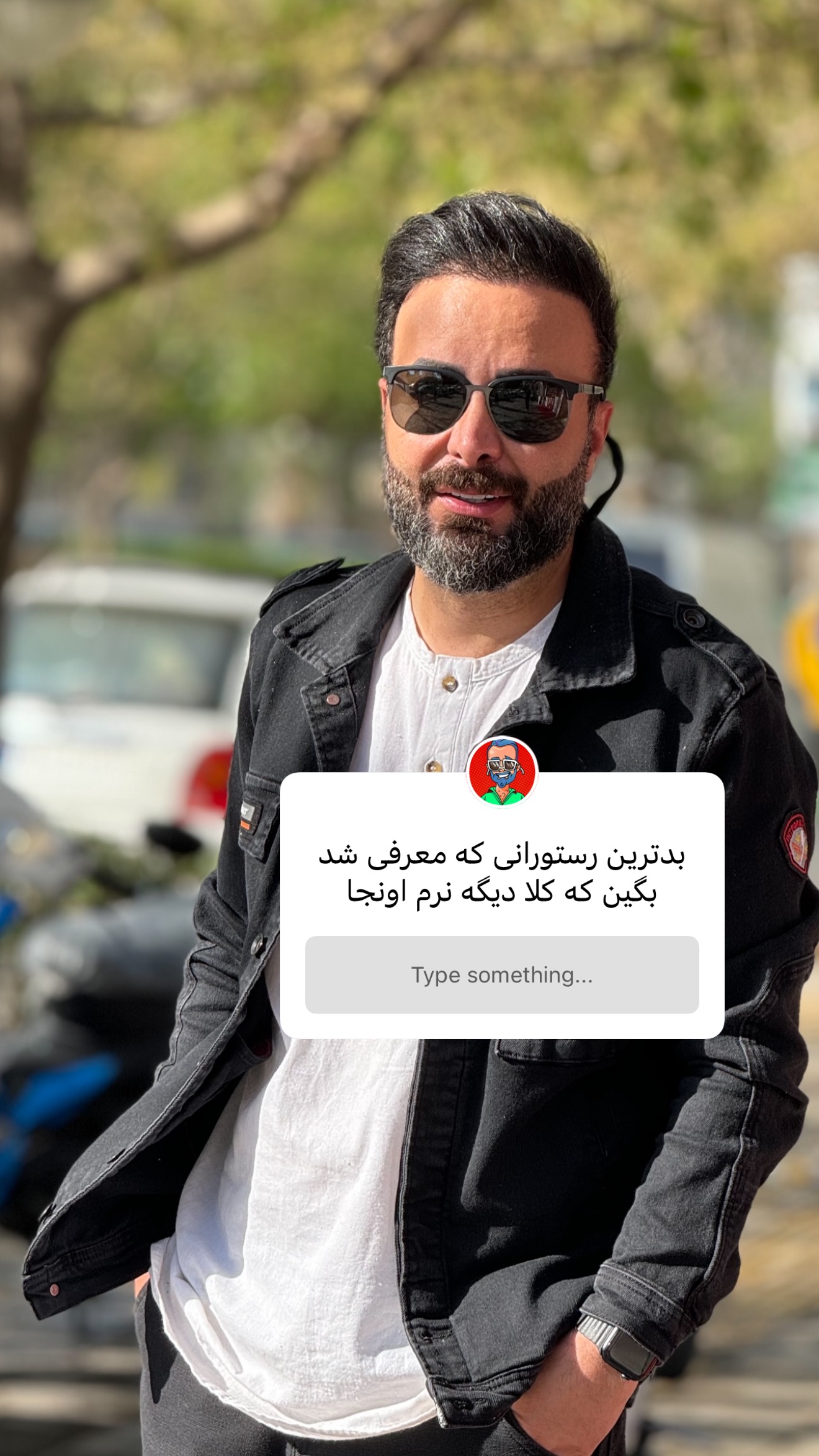  جدید ترین استوری اینستاگرام نوید سپیدنام