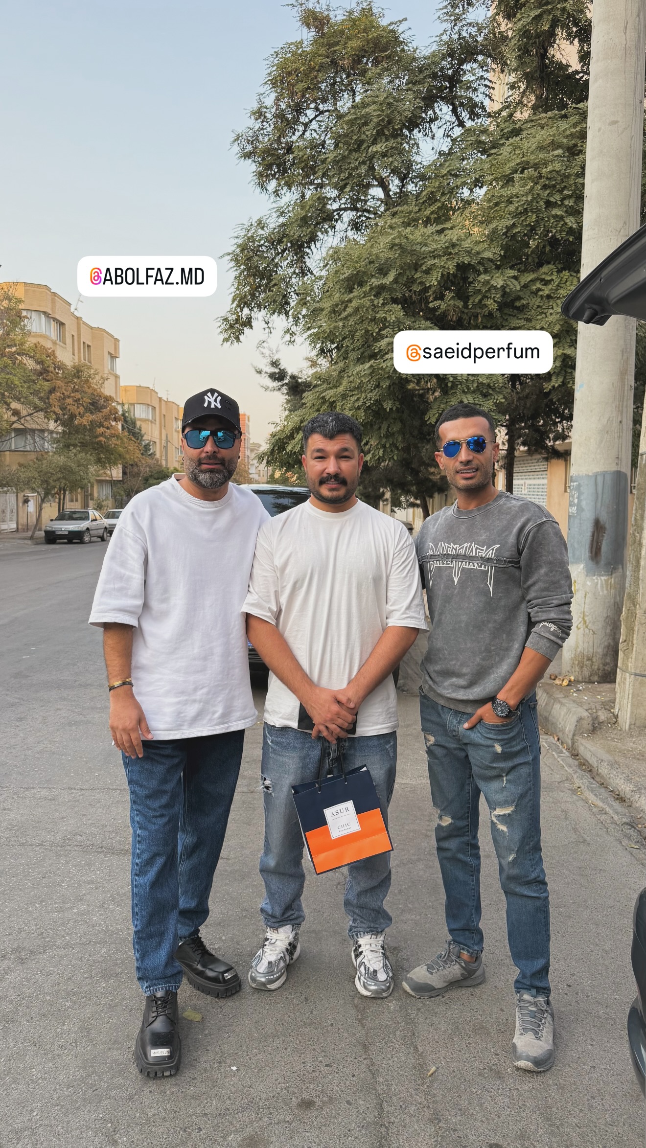  جدید ترین استوری اینستاگرام نوید سپیدنام