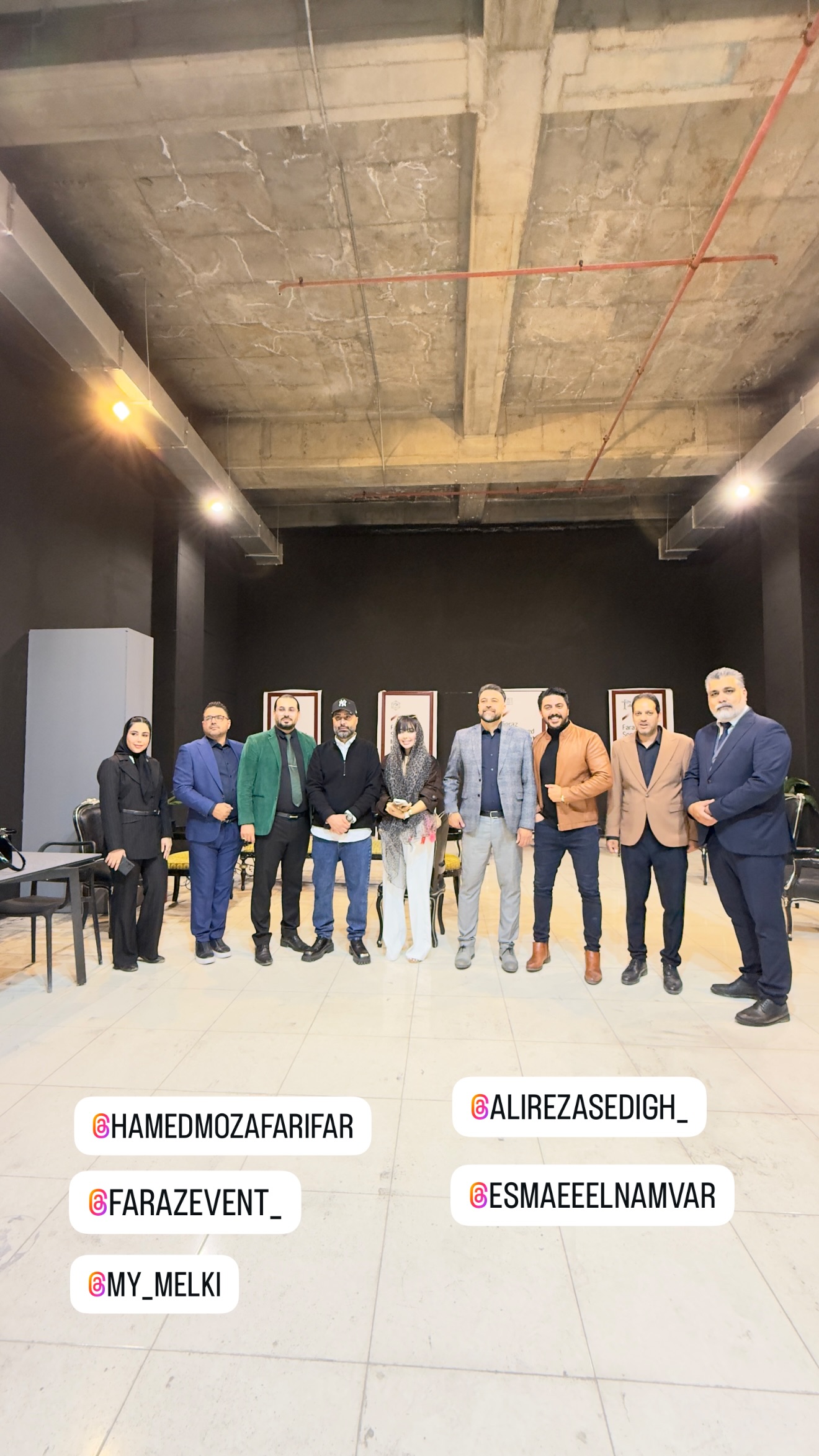  جدید ترین استوری اینستاگرام نوید سپیدنام