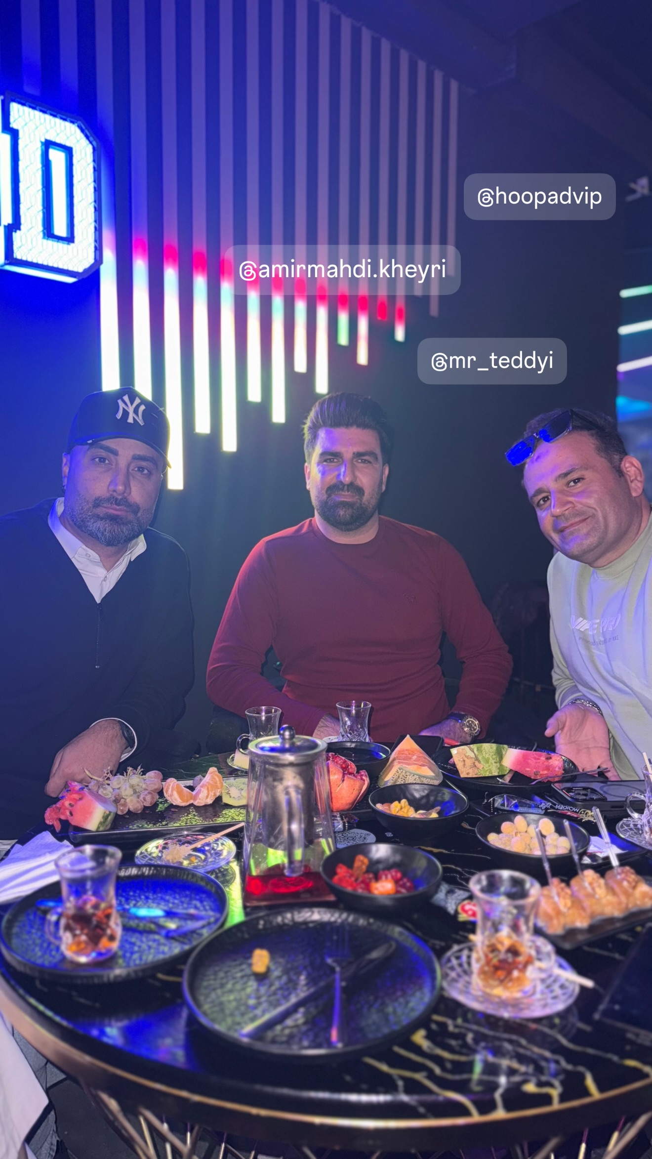  جدید ترین استوری اینستاگرام نوید سپیدنام