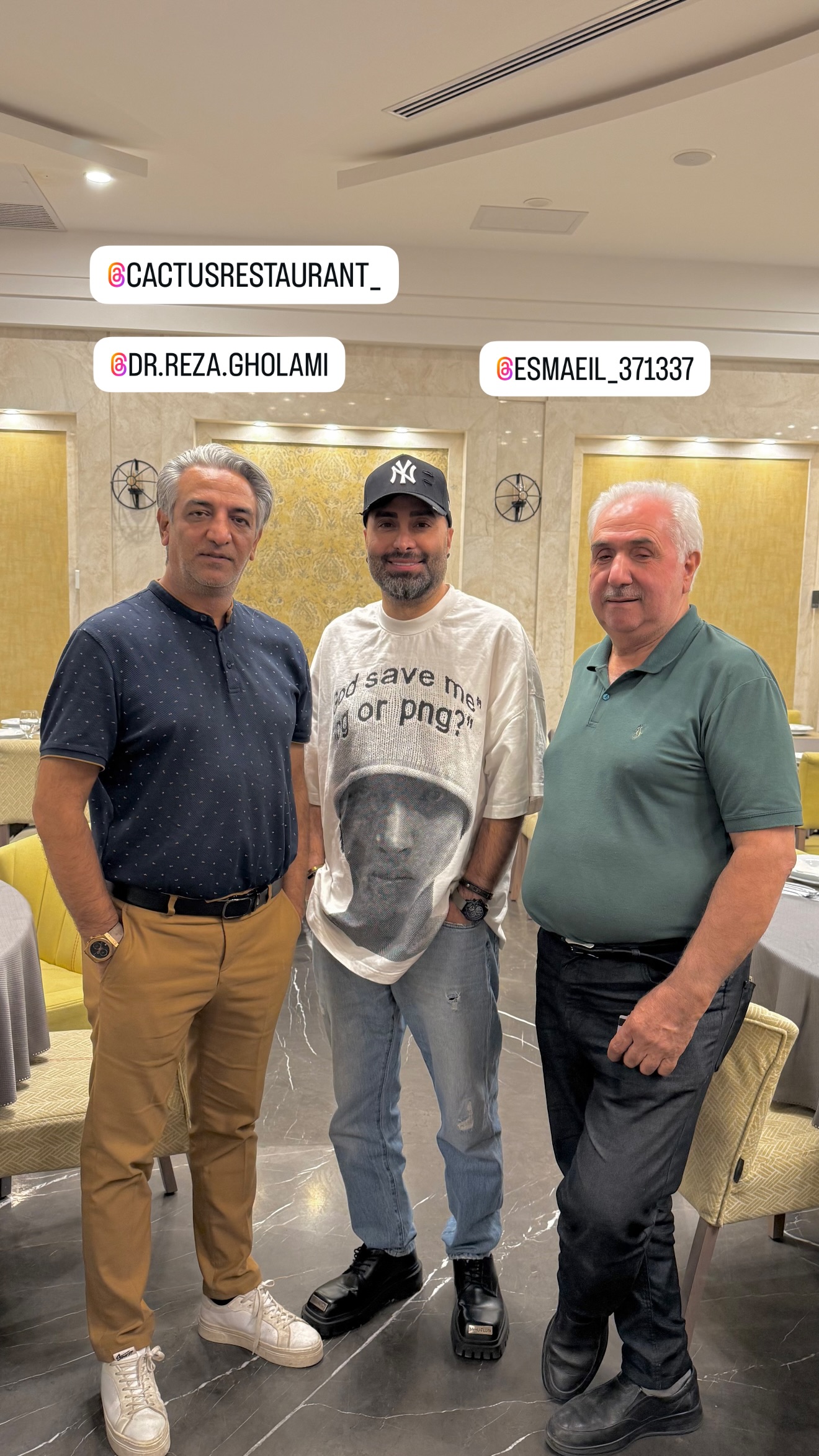  جدید ترین استوری اینستاگرام نوید سپیدنام