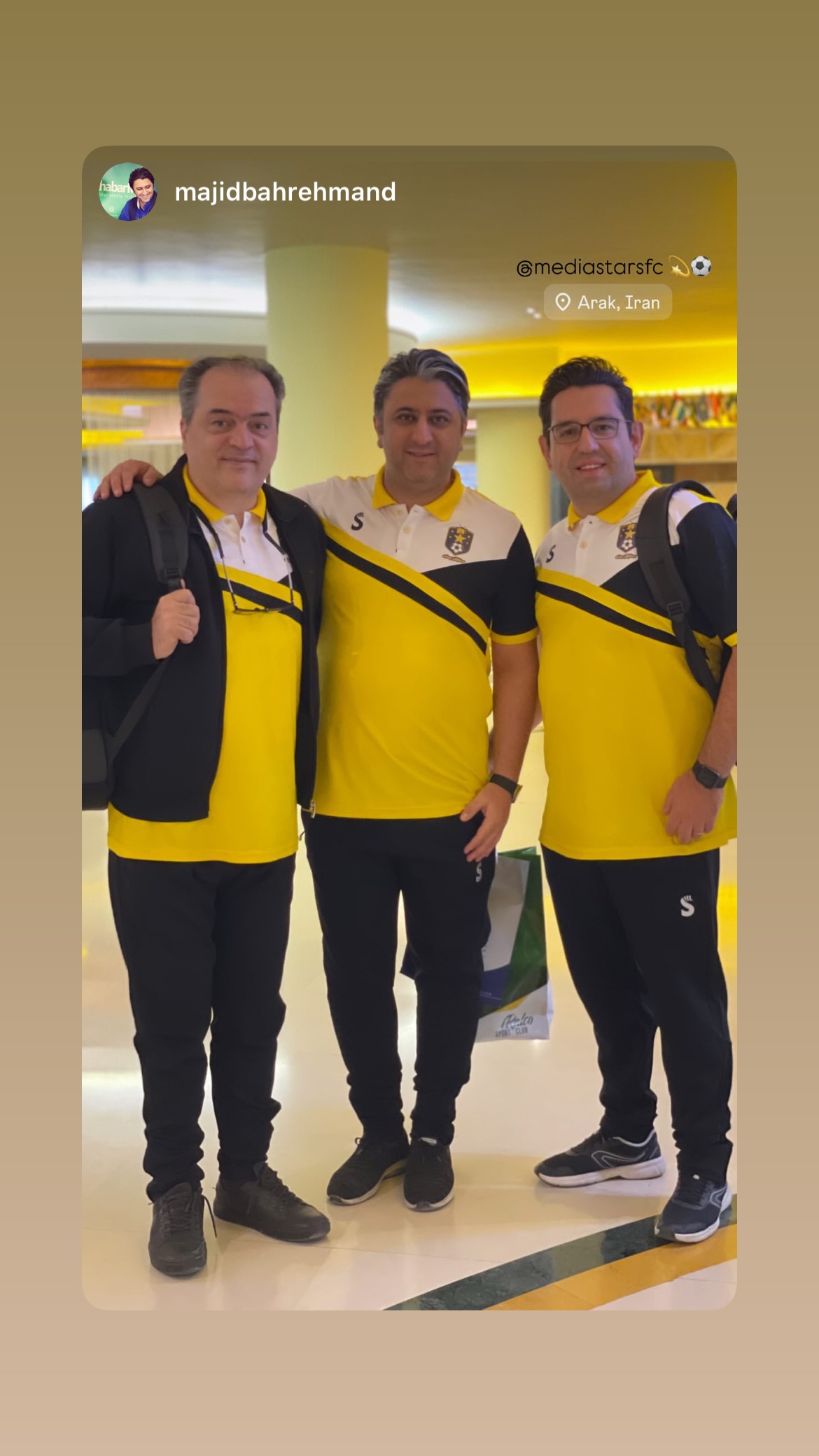  جدید ترین استوری اینستاگرام محمدرضا احمدى