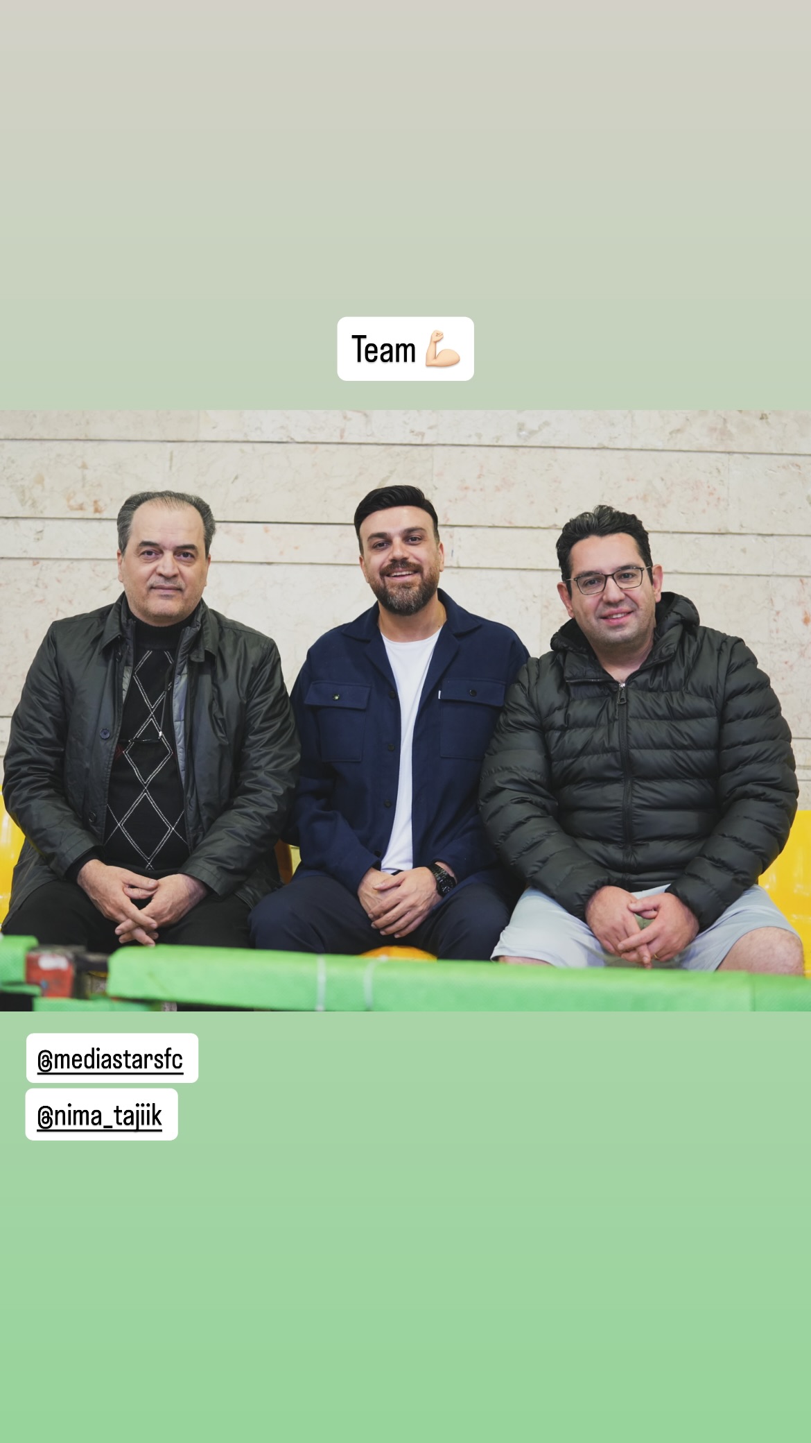  جدید ترین استوری اینستاگرام محمدرضا احمدى