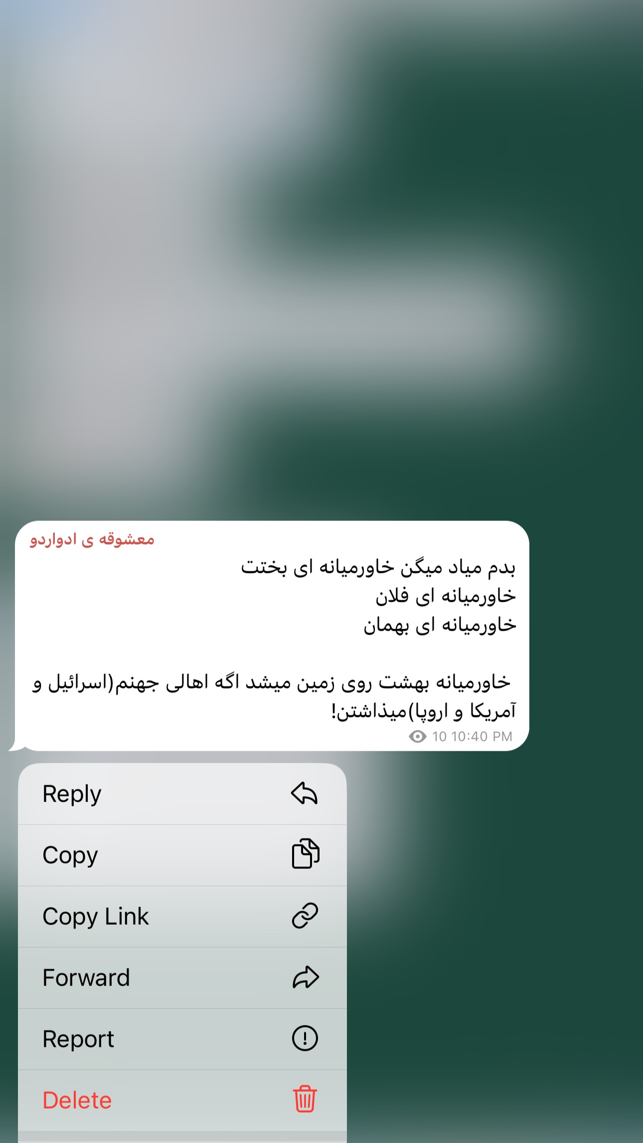  جدید ترین استوری اینستاگرام نيره سادات ميرخليلى