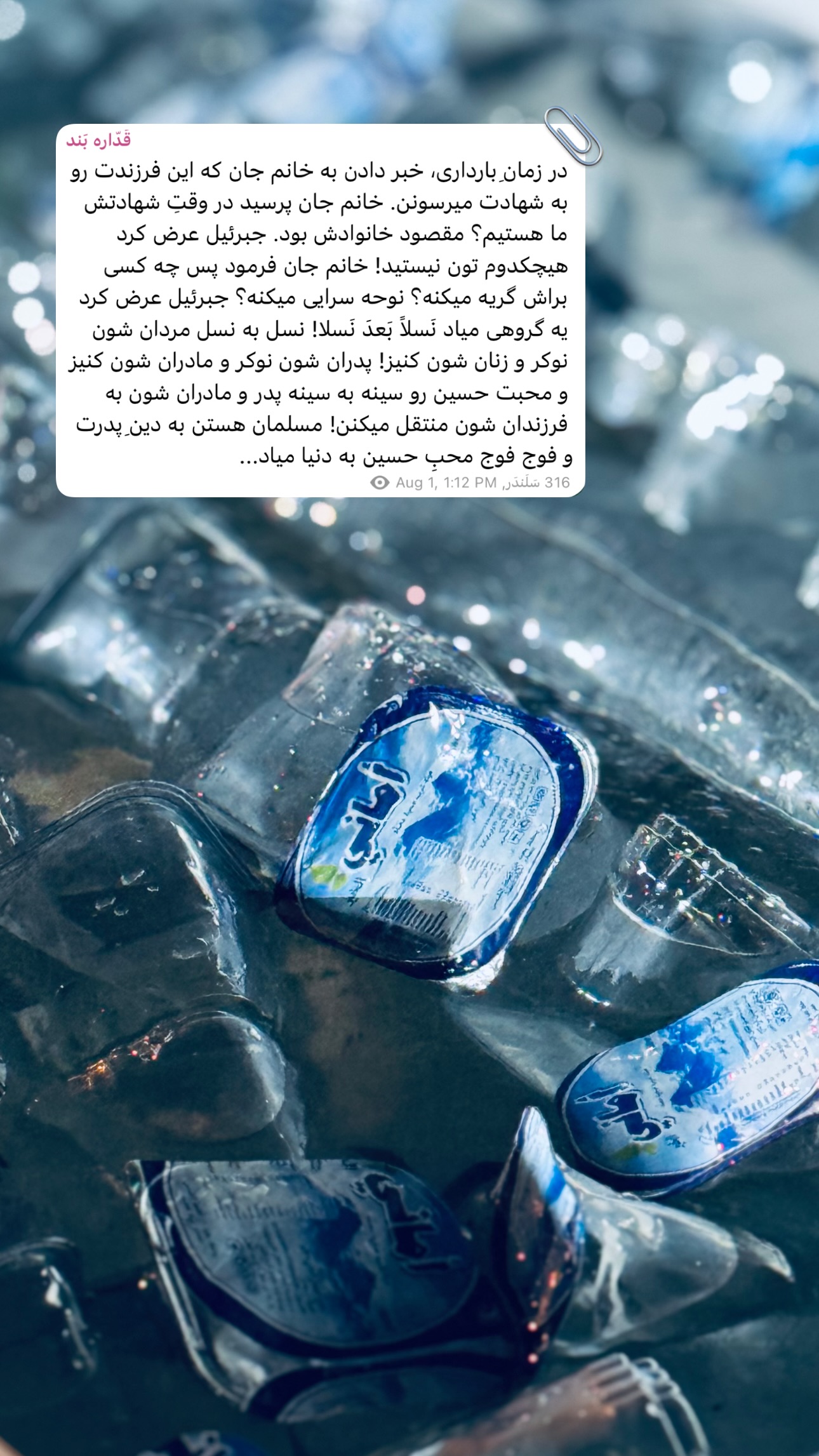  جدید ترین استوری اینستاگرام نيره سادات ميرخليلى