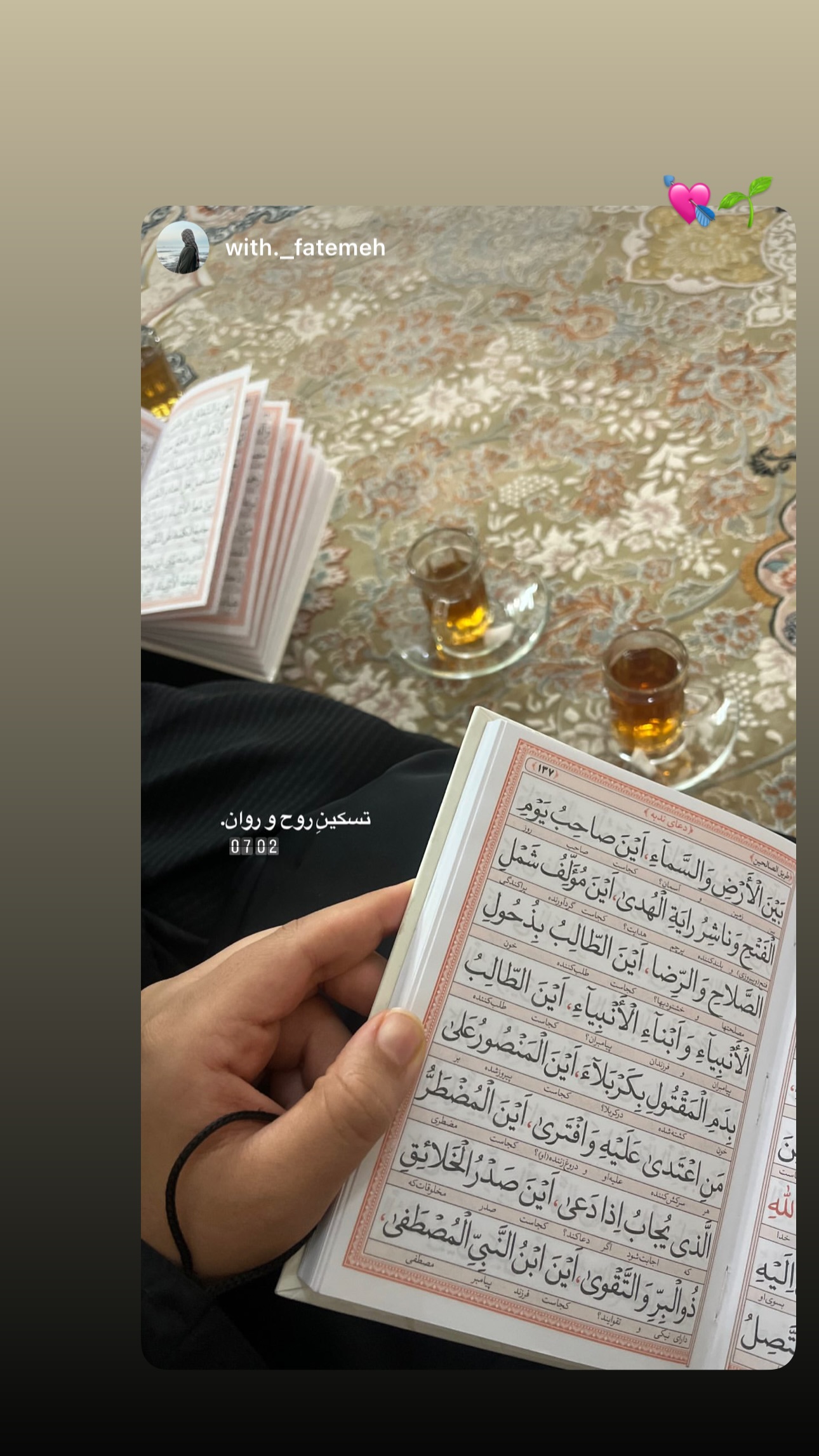  جدید ترین استوری اینستاگرام نيره سادات ميرخليلى