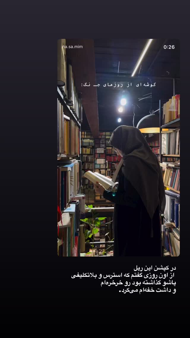  جدید ترین استوری اینستاگرام نيره سادات ميرخليلى