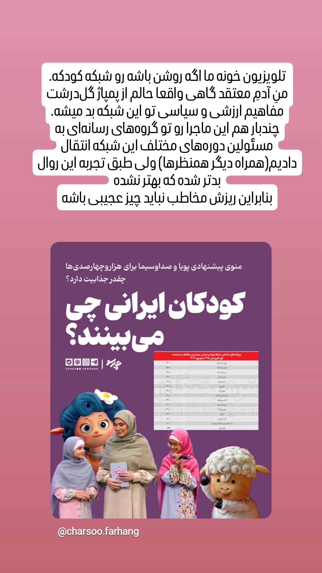  جدید ترین استوری اینستاگرام نعیمه موحد