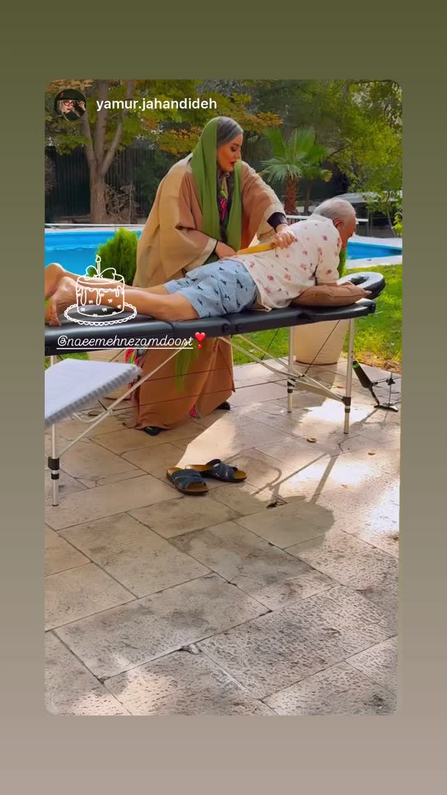  جدید ترین استوری اینستاگرام نعیمه نظام دوست