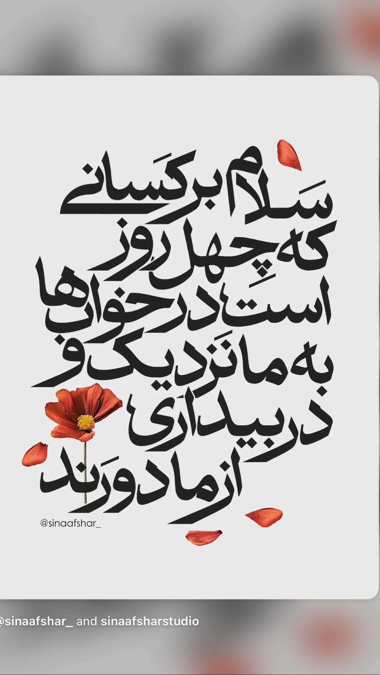  جدید ترین استوری اینستاگرام نعیمه نظام دوست