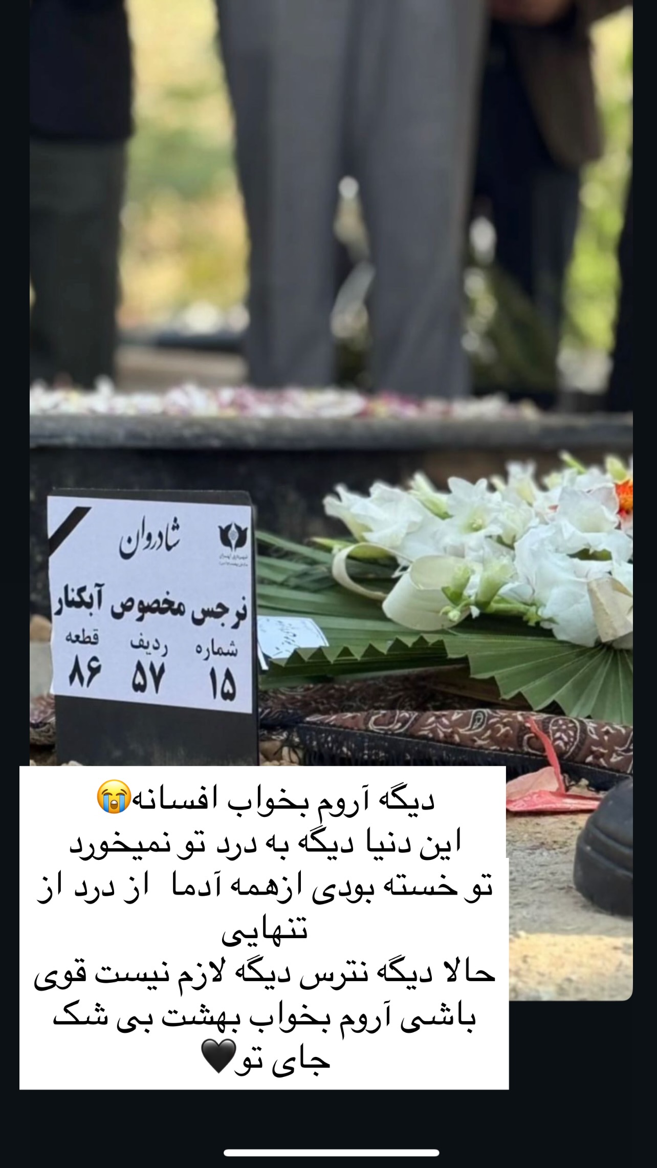  جدید ترین استوری اینستاگرام مینا ترابی