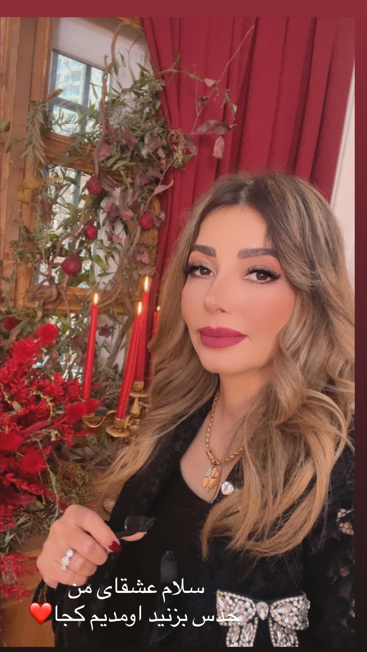  جدید ترین استوری اینستاگرام مینا ترابی