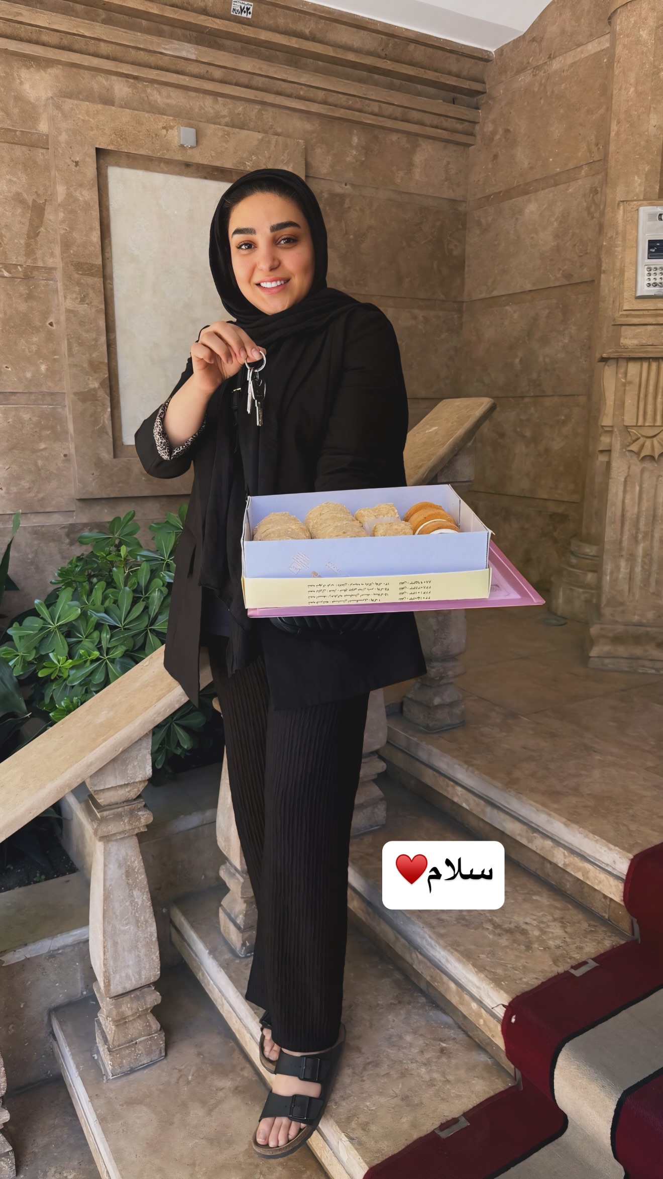  جدید ترین استوری اینستاگرام نفیسه عابدی