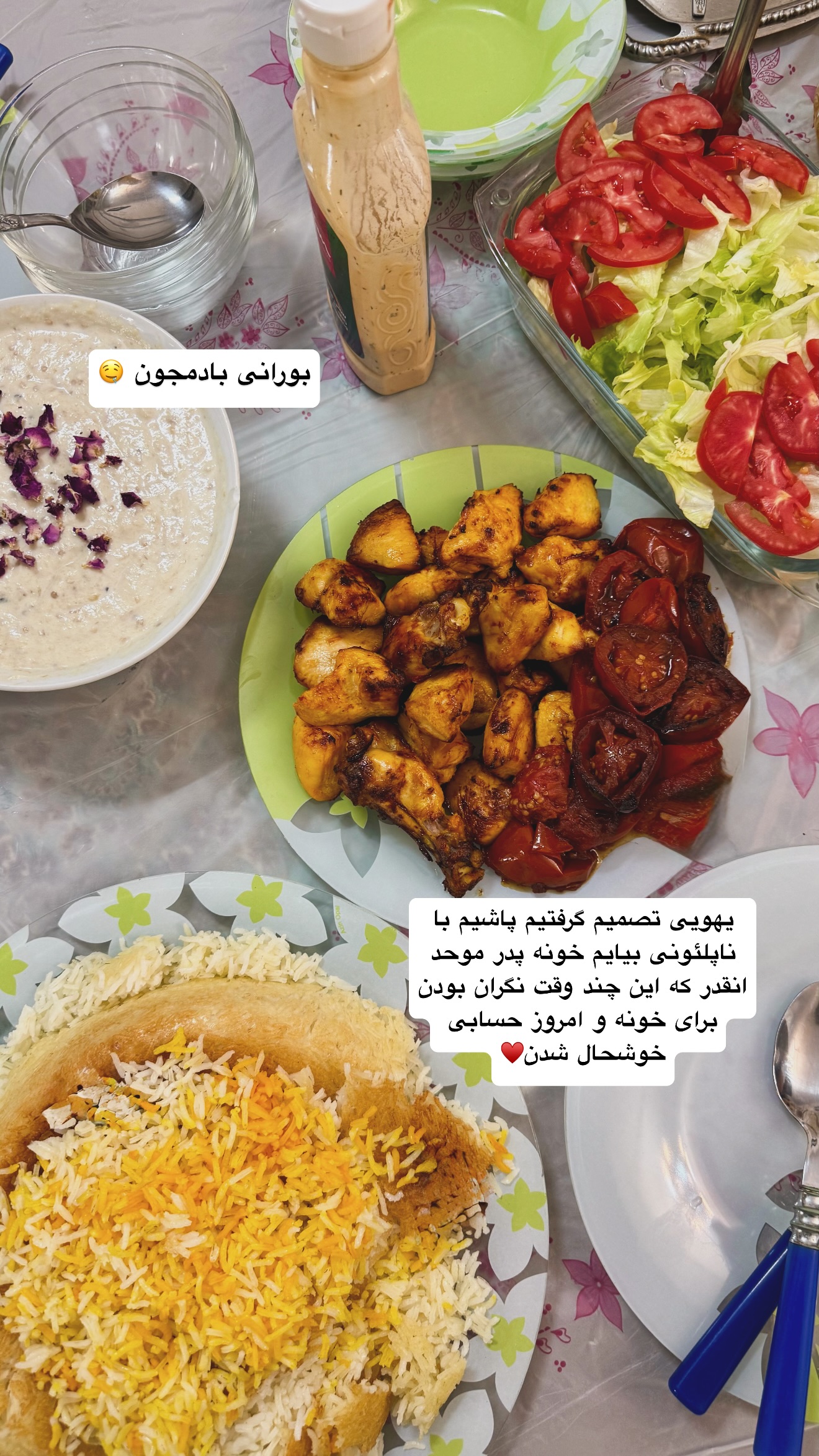  جدید ترین استوری اینستاگرام نفیسه عابدی