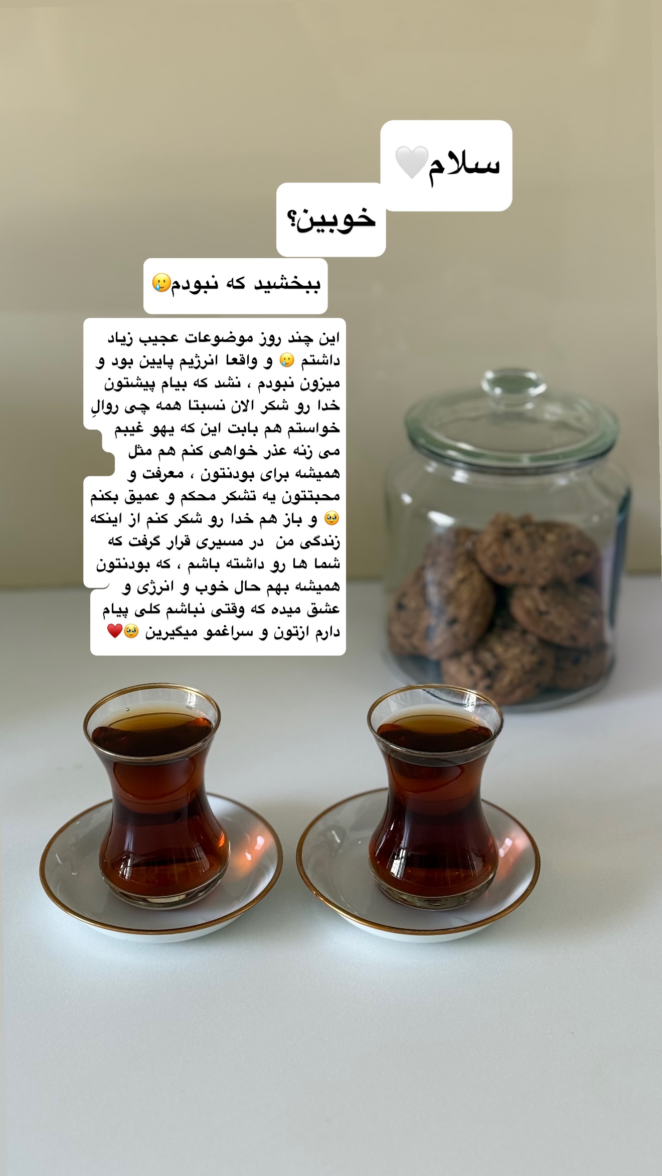 جدید ترین استوری اینستاگرام نفیسه عابدی