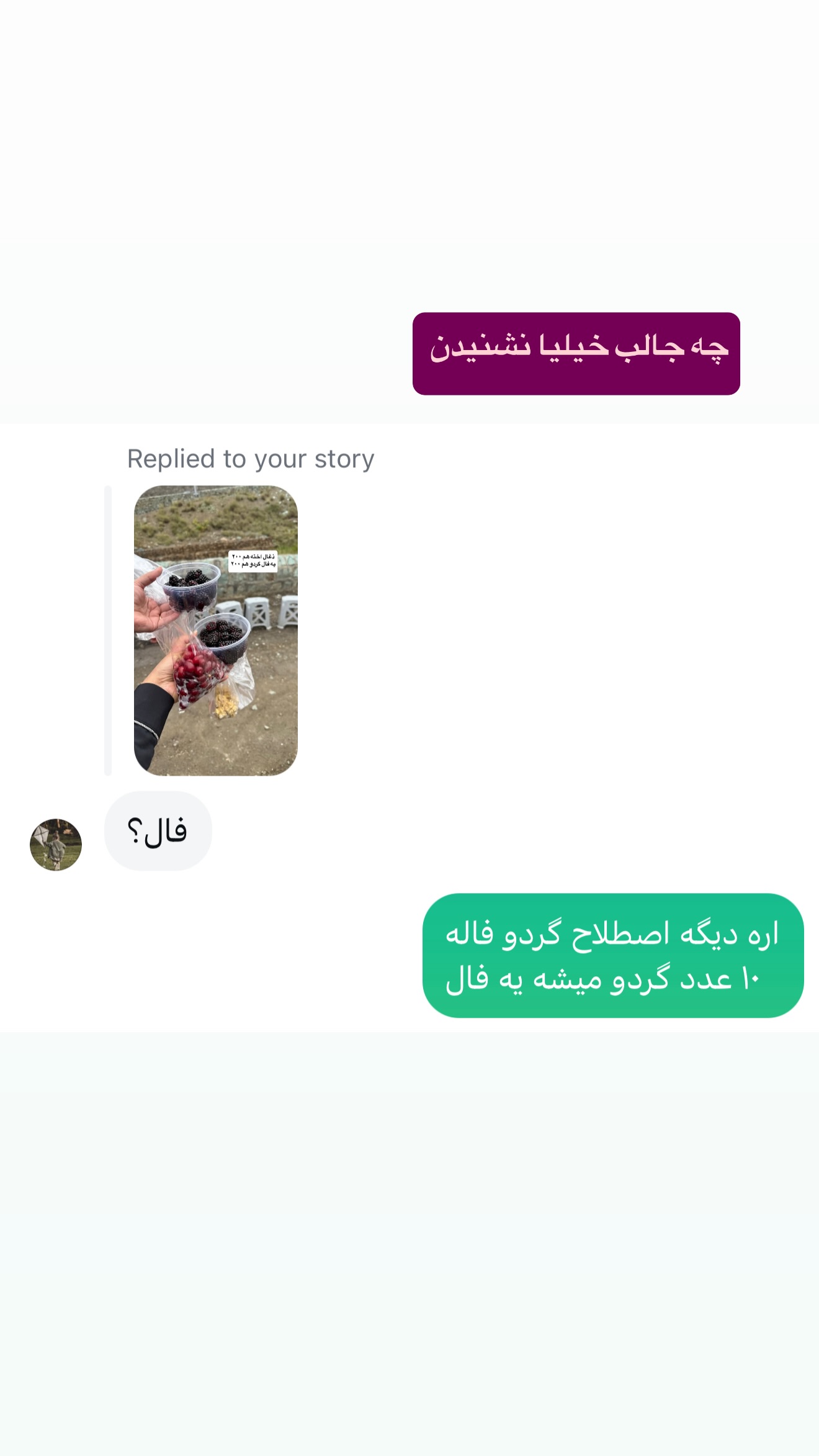  جدید ترین استوری اینستاگرام نفیسه عابدی