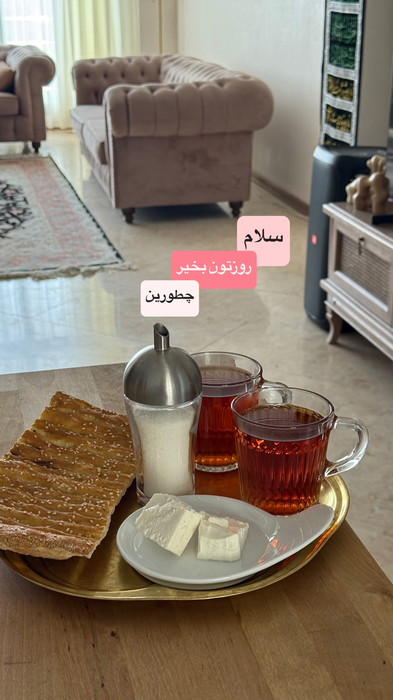  جدید ترین استوری اینستاگرام نفیسه عابدی