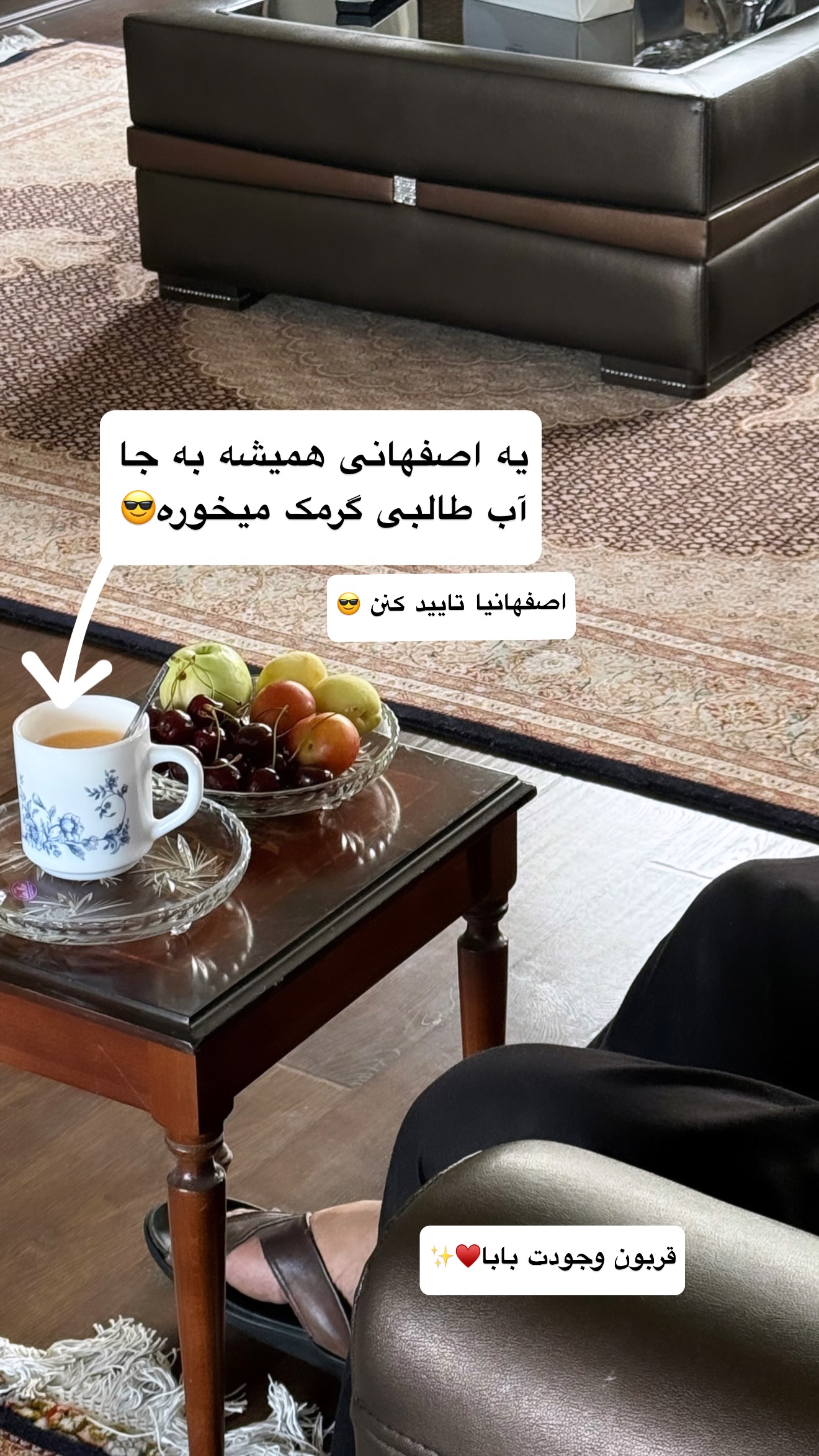  جدید ترین استوری اینستاگرام نفیسه عابدی