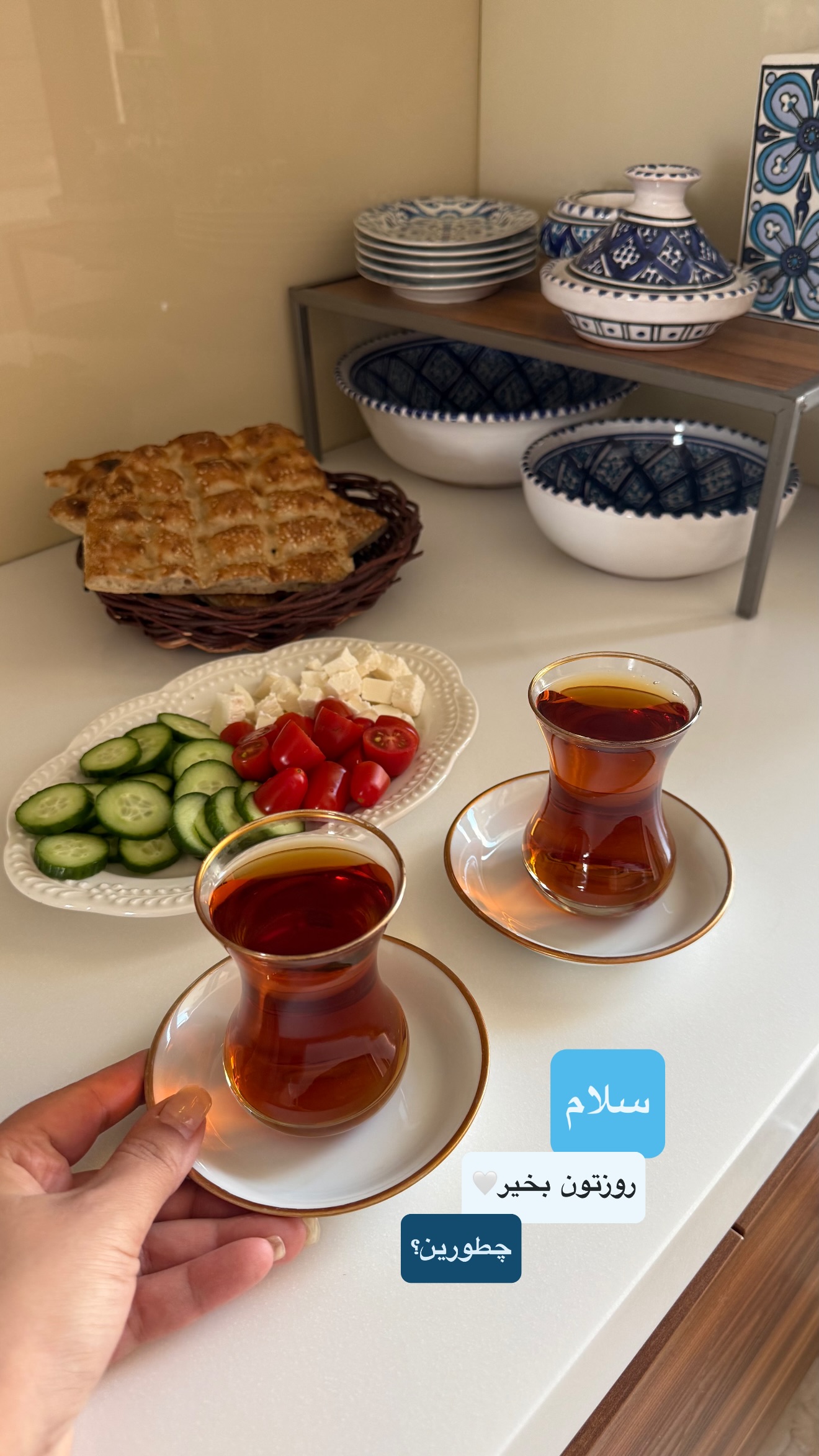  جدید ترین استوری اینستاگرام نفیسه عابدی