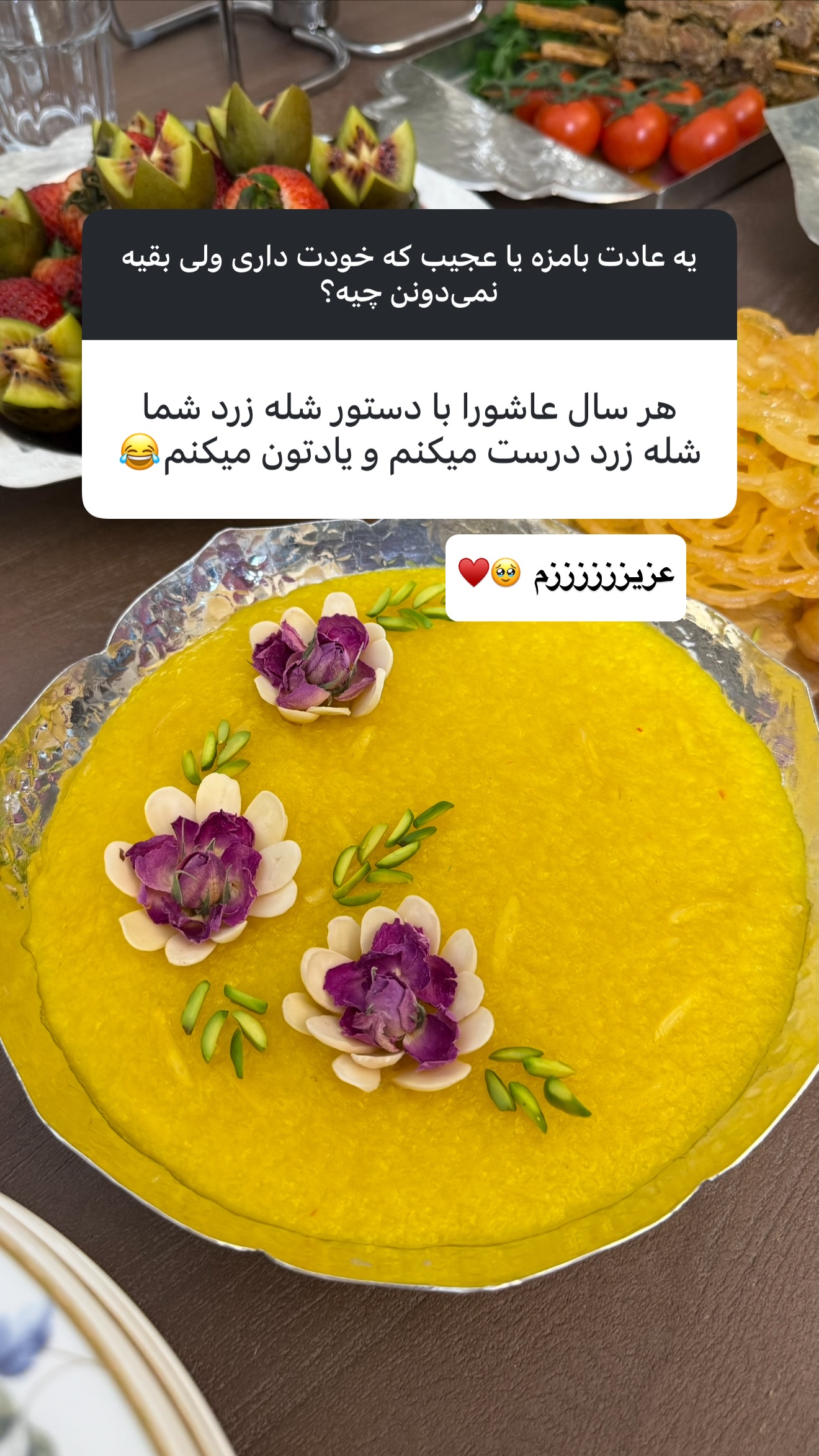  جدید ترین استوری اینستاگرام نفیسه عابدی