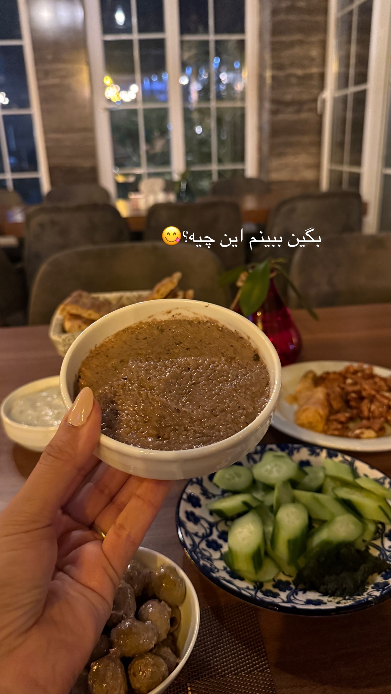  جدید ترین استوری اینستاگرام نفیسه عابدی